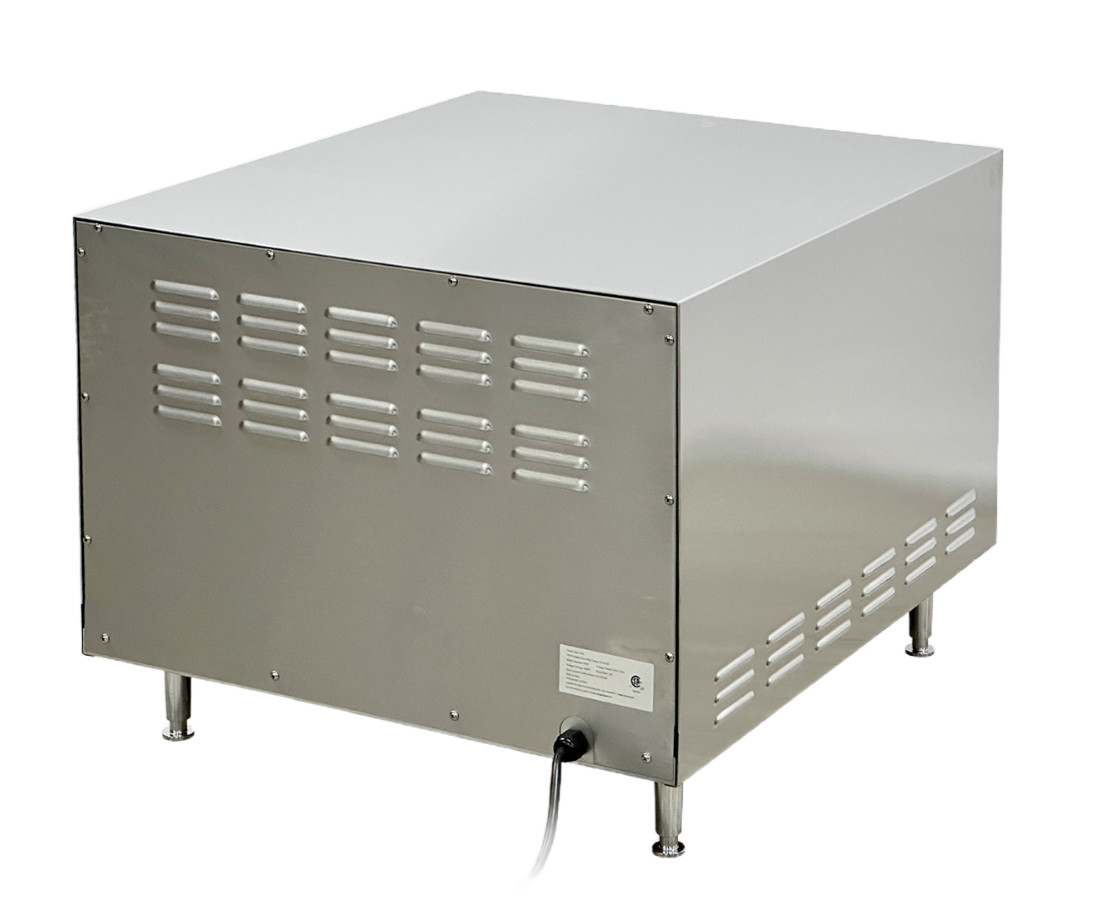26″ W 3600 Watt Double Deck Electric Pizza Oven, Stainless Steel