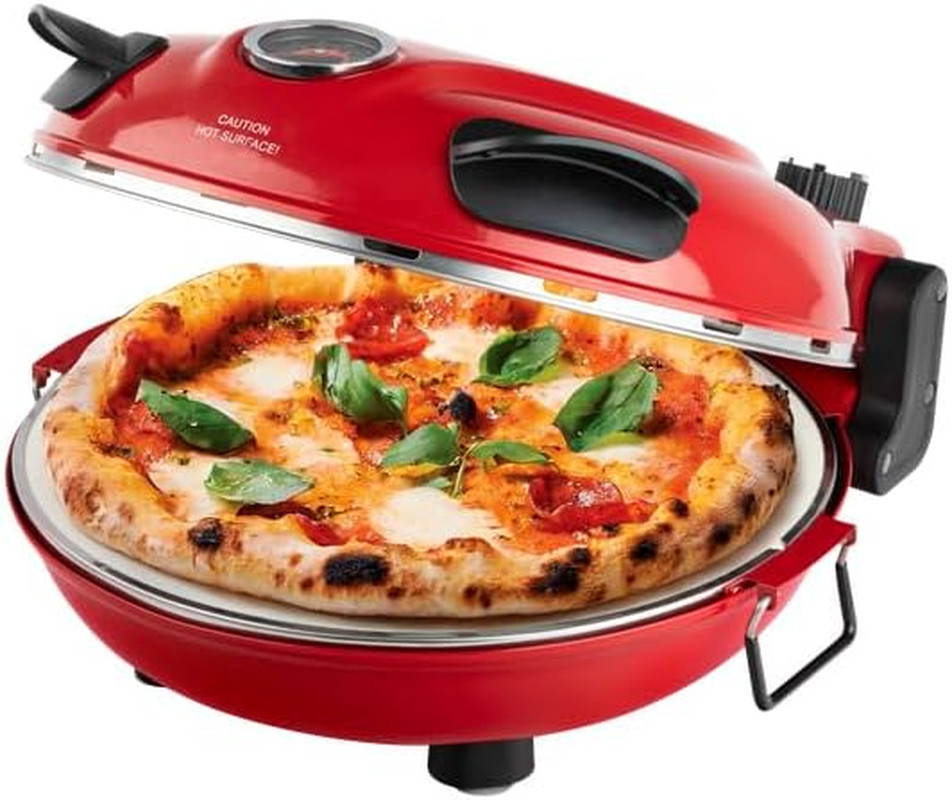 Crispy Crust Pizza Oven by Granitestone – 12 Inch Electric Pizza Oven Indoor Cou