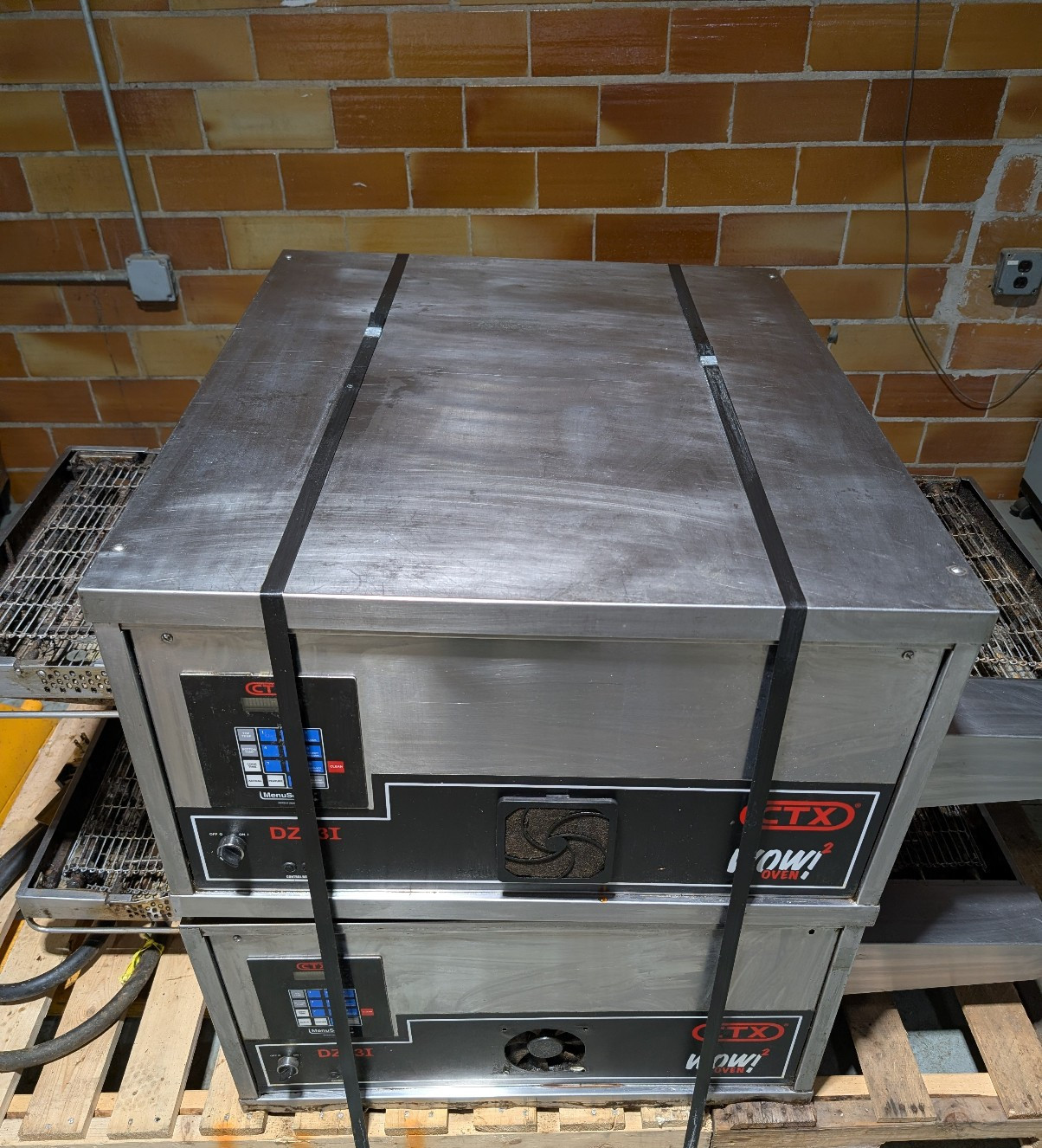 2018 Middleby Marshall CTX DZ33I WOW 2 Double Stack Electric Conveyor Oven 208V