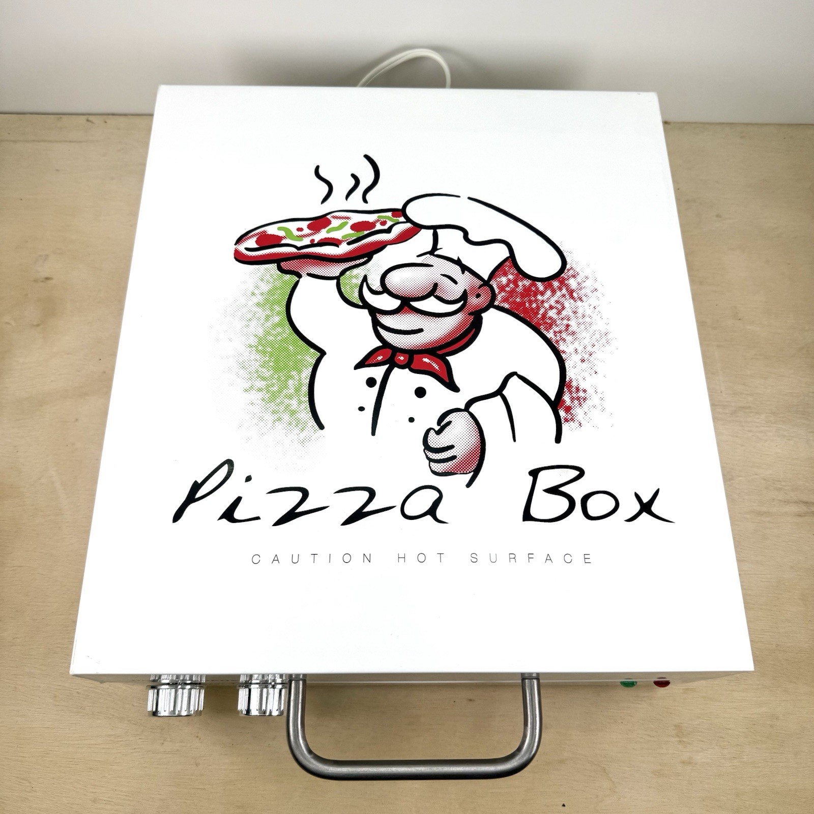Cuizen Pizza Box Countertop Pizza Oven w/ 12″ Rotating Pan – NICE!
