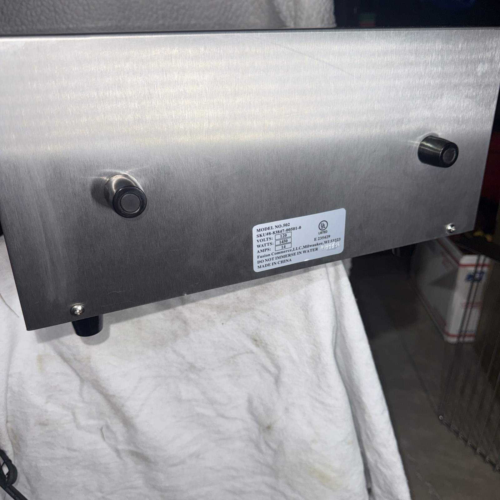 Commercial Countertop Pizza Oven | Stainless Steel Electric Pizza/Snack