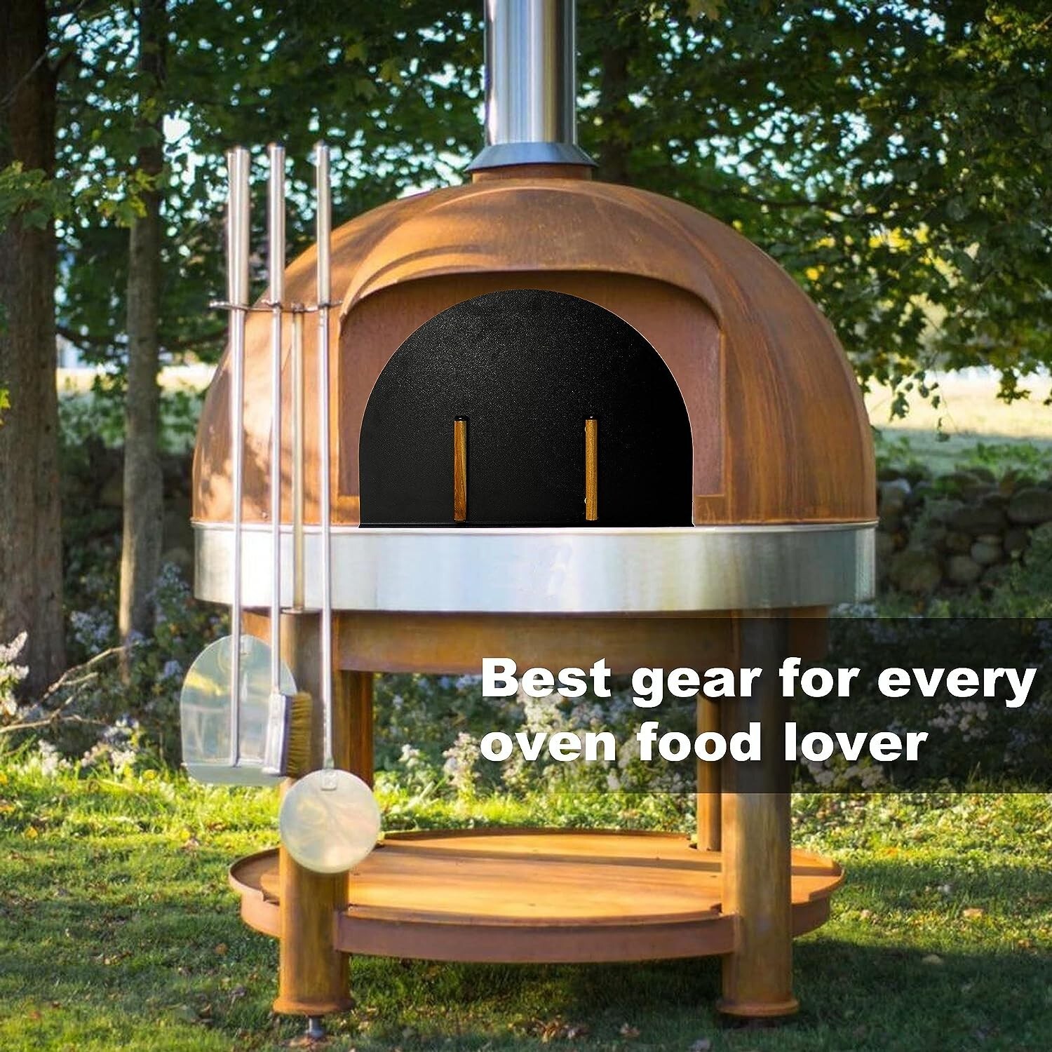 Simond Store Pizza Oven Door 27”(L) X 19.25”(H) Stainless Steel Heavy-Duty Oven