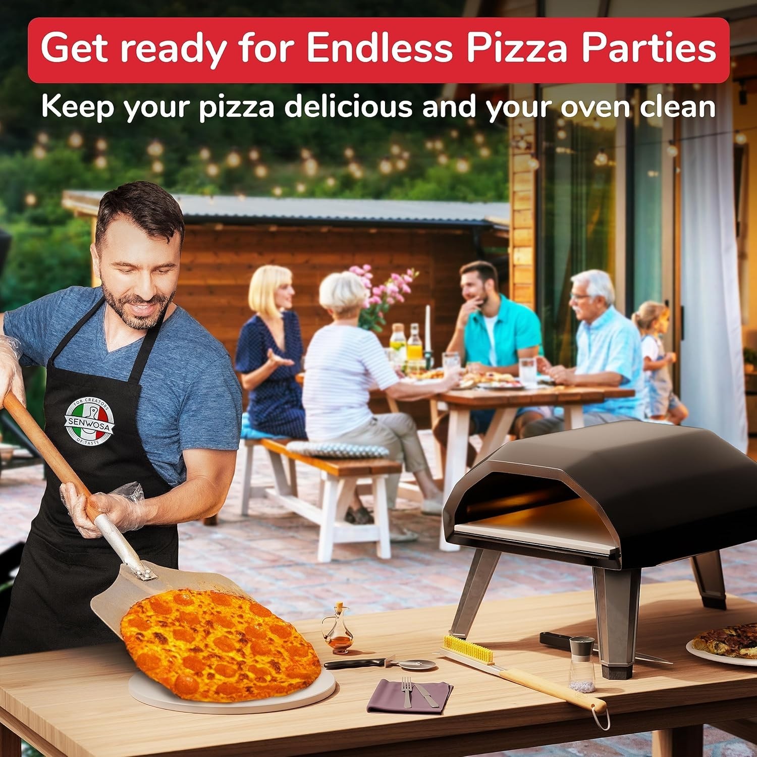 Comprehensive Pizza Oven Accessory Set – Safe & Efficient Tools for Home Use