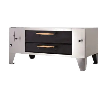 Bakers Pride Super Deck 60″ Single Deck Gas Display Pizza Oven – 120k BTU