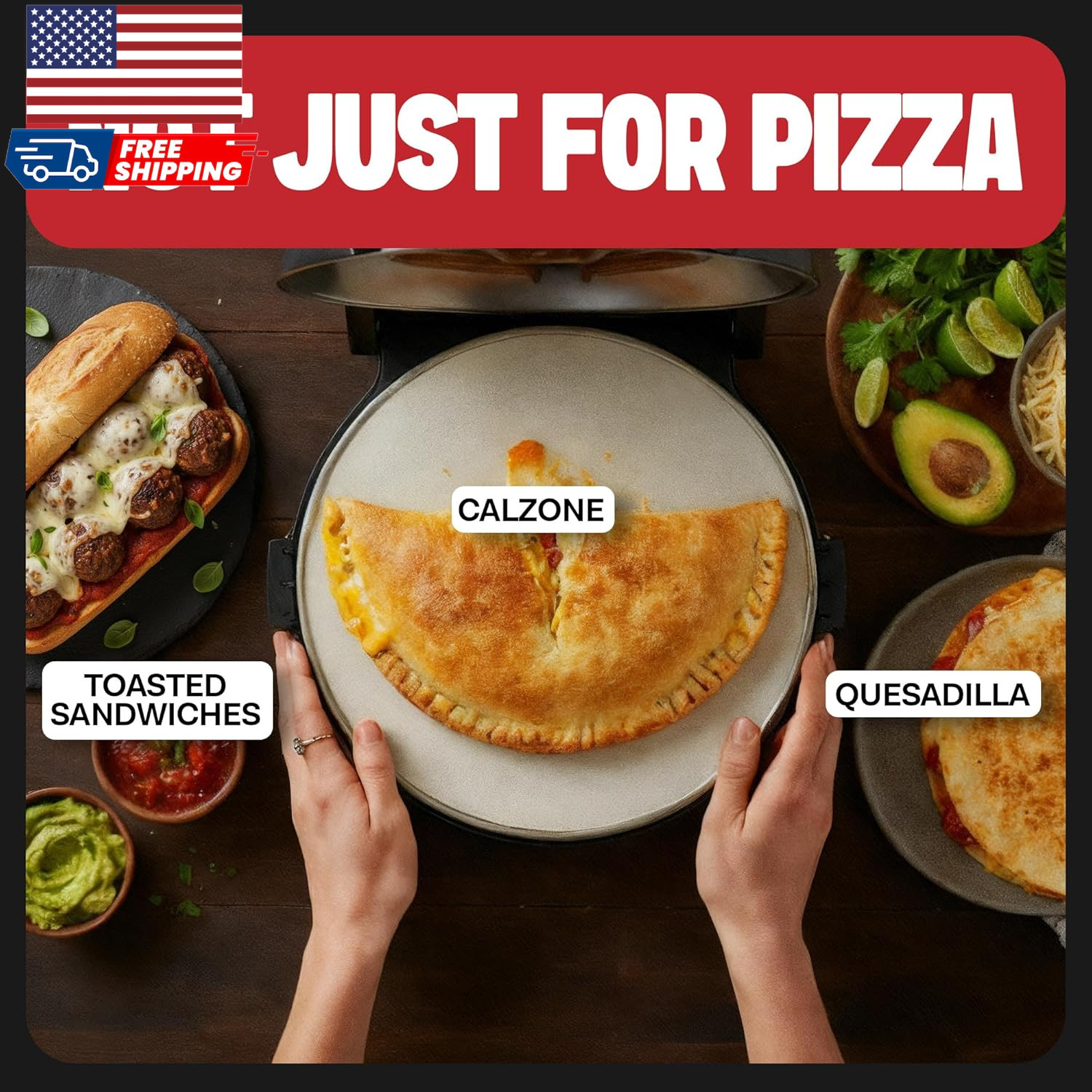 XL 14″ Extra Large Crispy Crust Pizza Oven Family Sized FREE SHIPPING USA