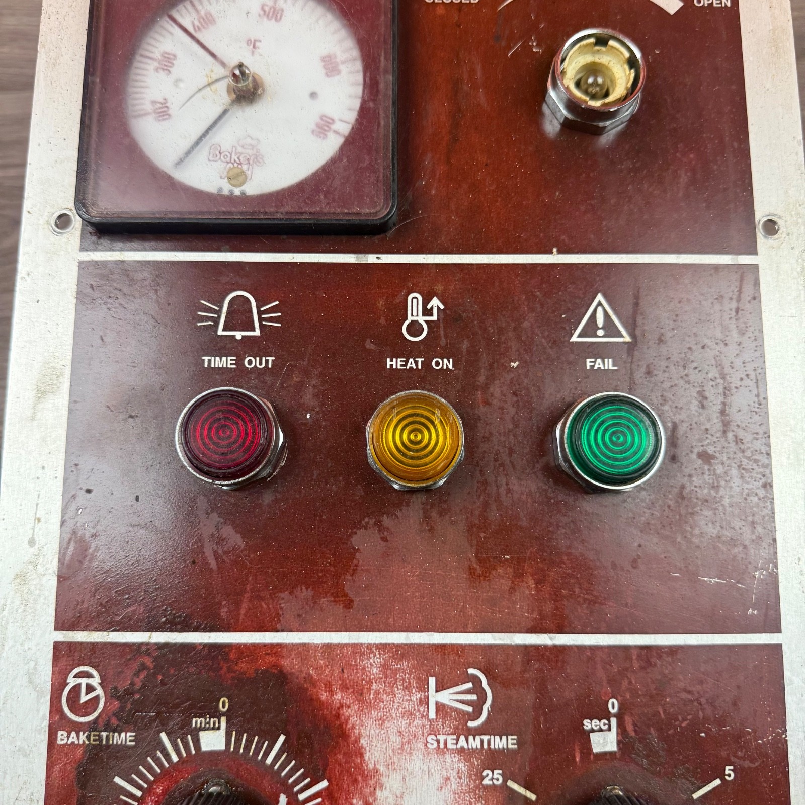 Bakers Aid Ultra Twin Control Panel – Switch | Thermometer