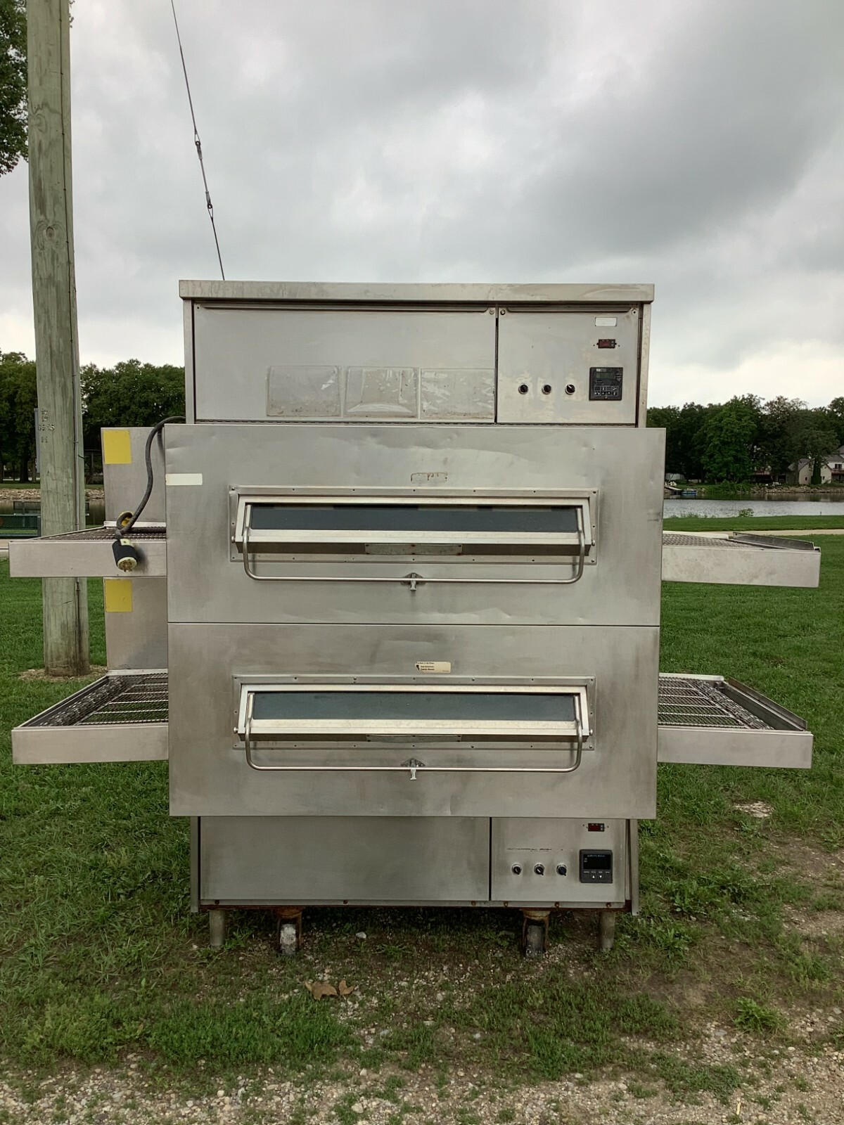 Pizza Oven Conveyor Middleby Marshall PS360 Double Stack Nat Gas Tested