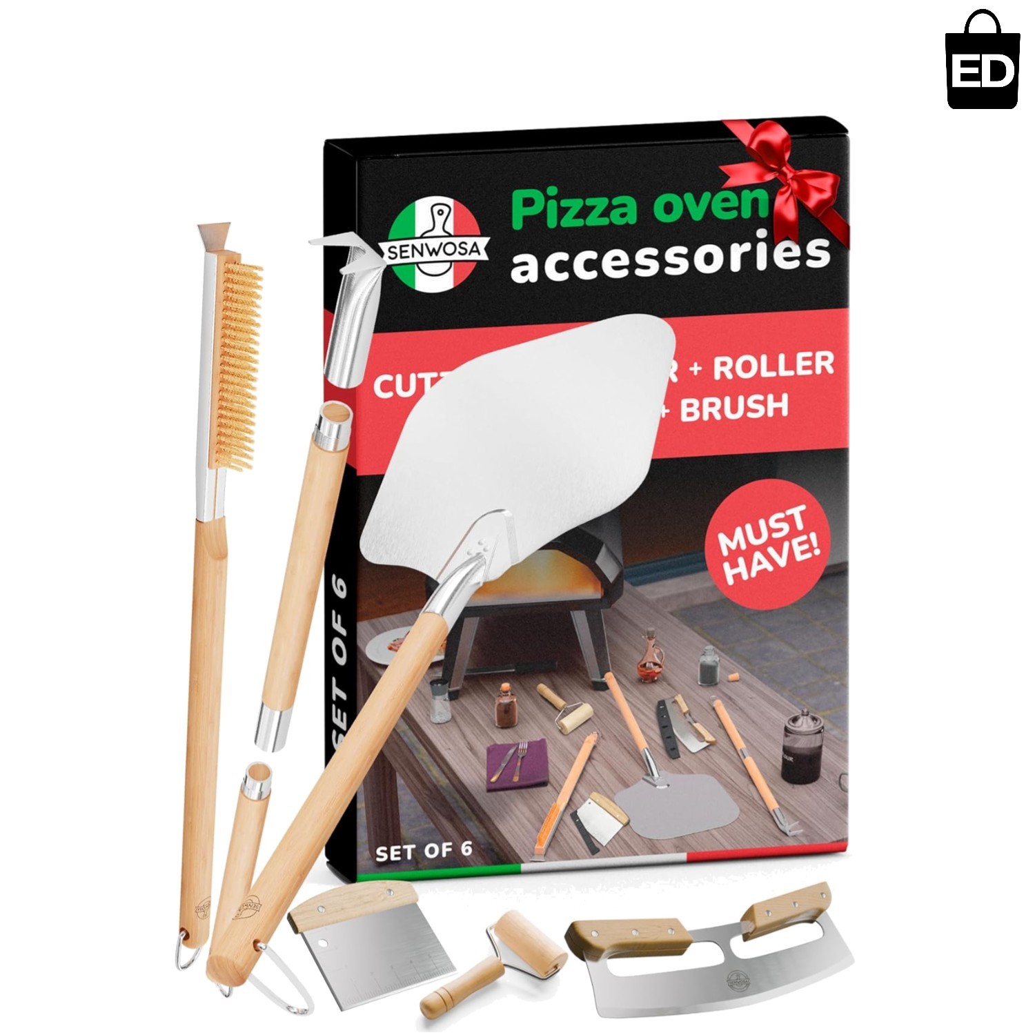 Comprehensive Pizza Oven Accessory Set – Safe & Efficient Tools for Home Use