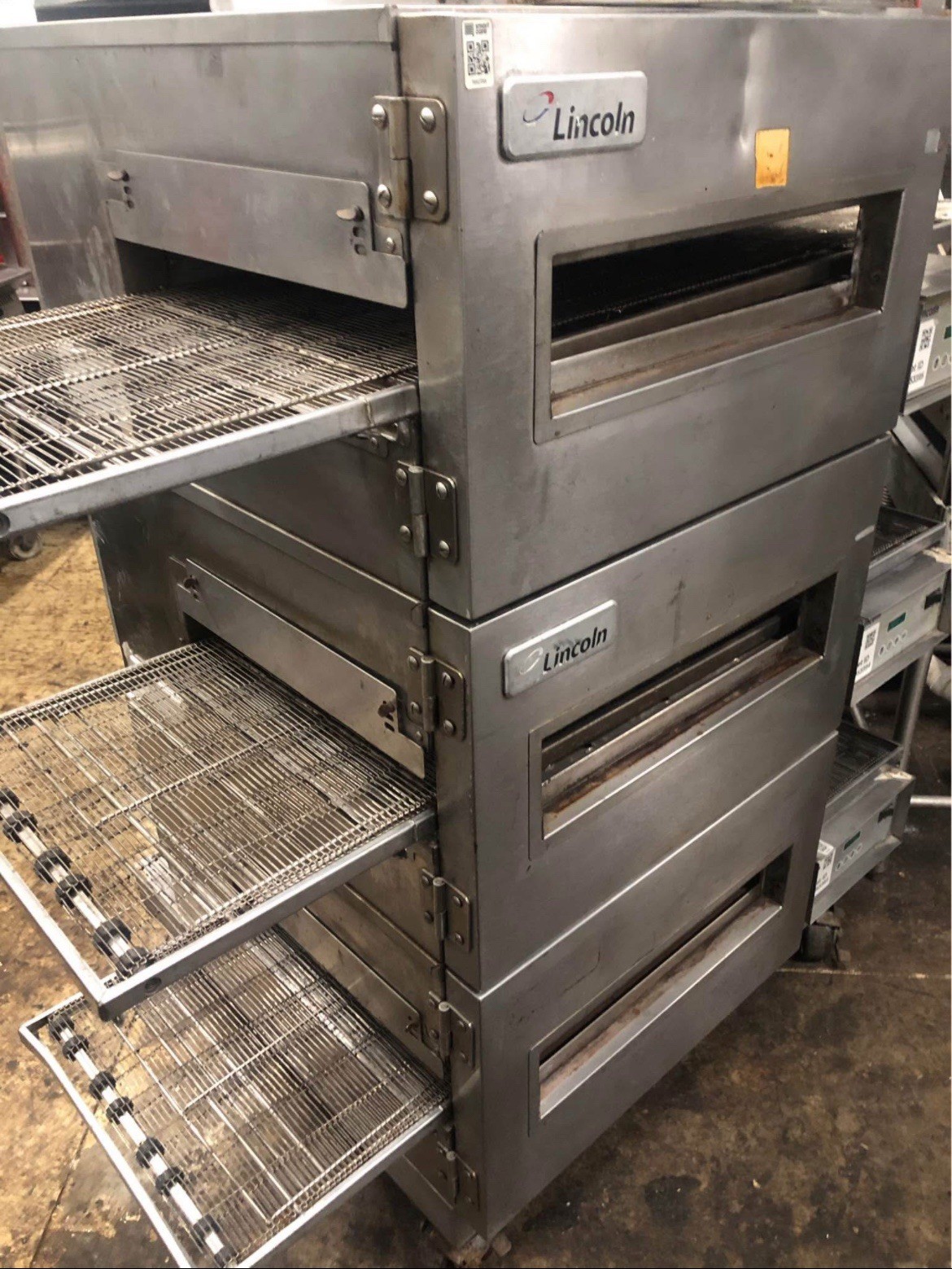 Lincoln Impinger Triple Stack Conveyor Pizza Oven Electric Restaurant Equipment