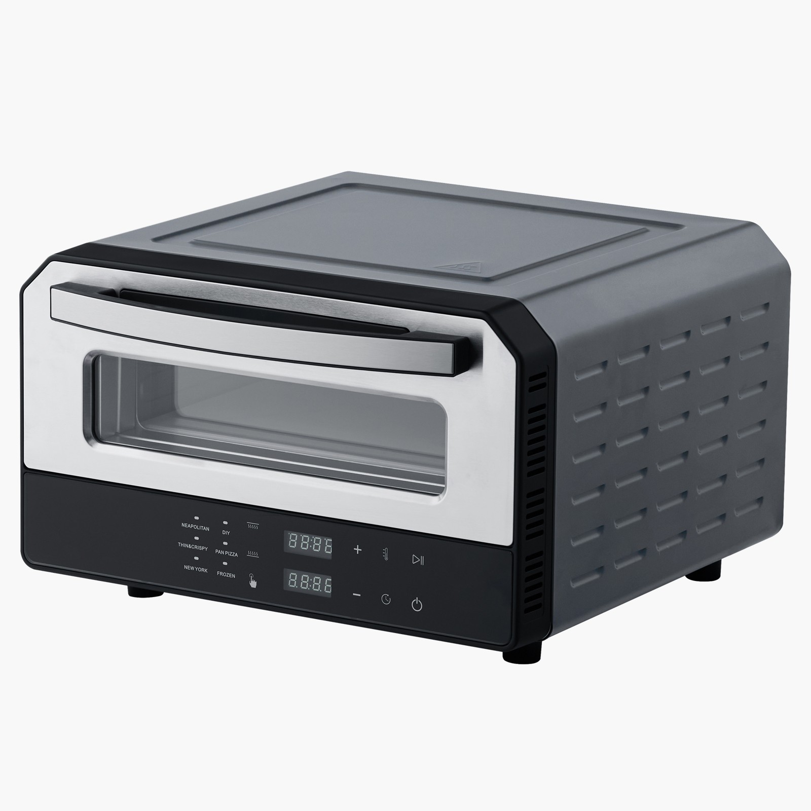 Uimoso 12-Inch Electric Pizza Oven with Stone, 750℉ Max Temperature Pizza Cooker
