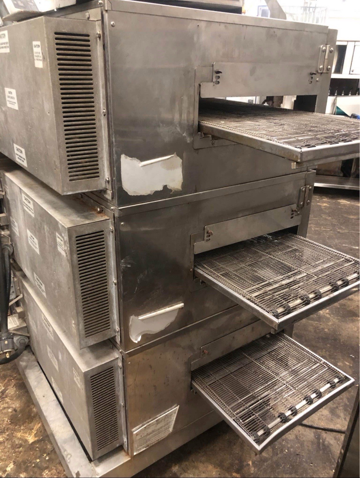 Lincoln Impinger Triple Stack Conveyor Pizza Oven Electric Restaurant Equipment