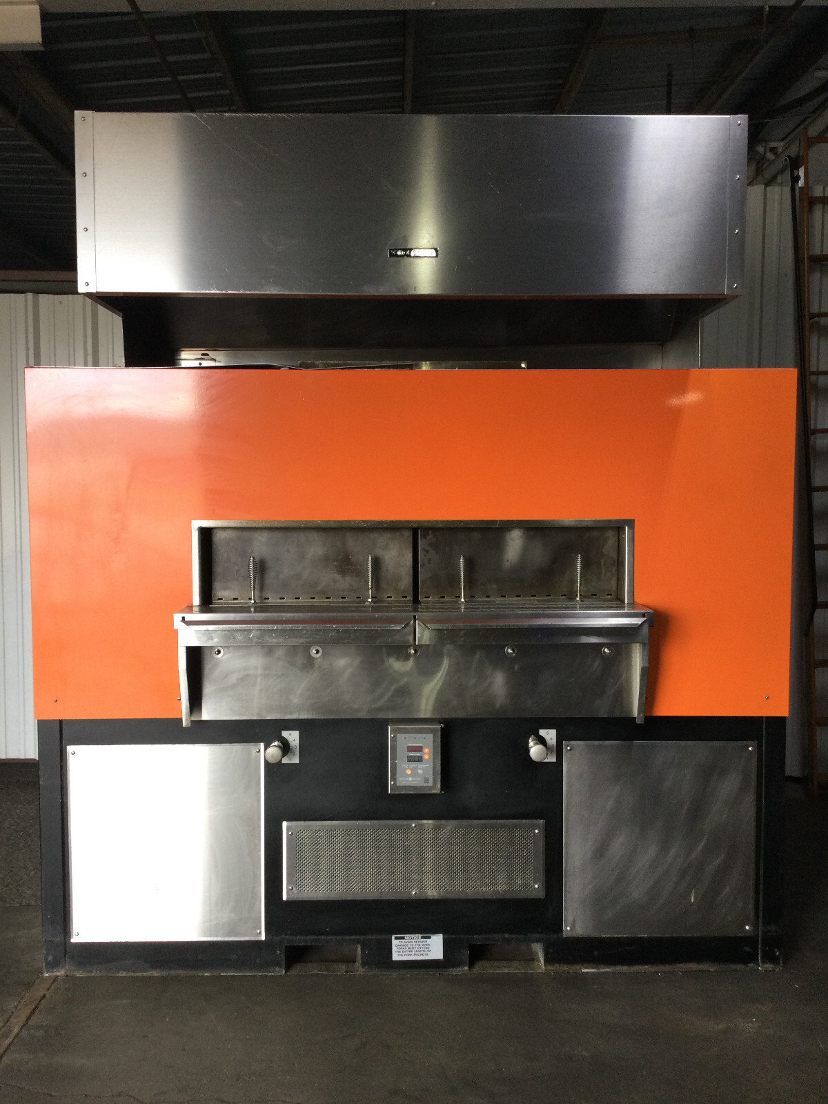 Wood Stone WS-FD-9660-RFG-LR-IR-DF-NG Gas Fire Deck Pizza Oven Hood Year 2022