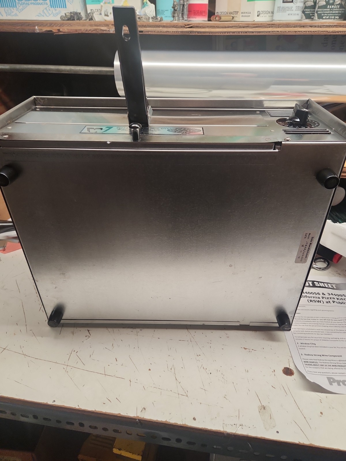 Wisco Industries Pizza Pal Electric Oven Model 412 For Pizza, Pretzel New In Bx