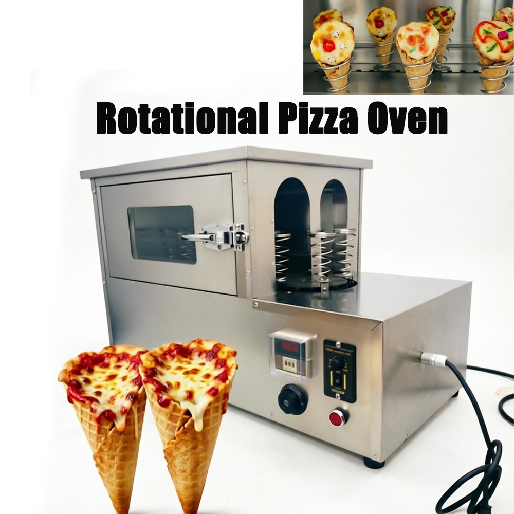 Rotational Pizza Oven 110V Equipped with 12 Molds Heating Tube Power 2000W 110V