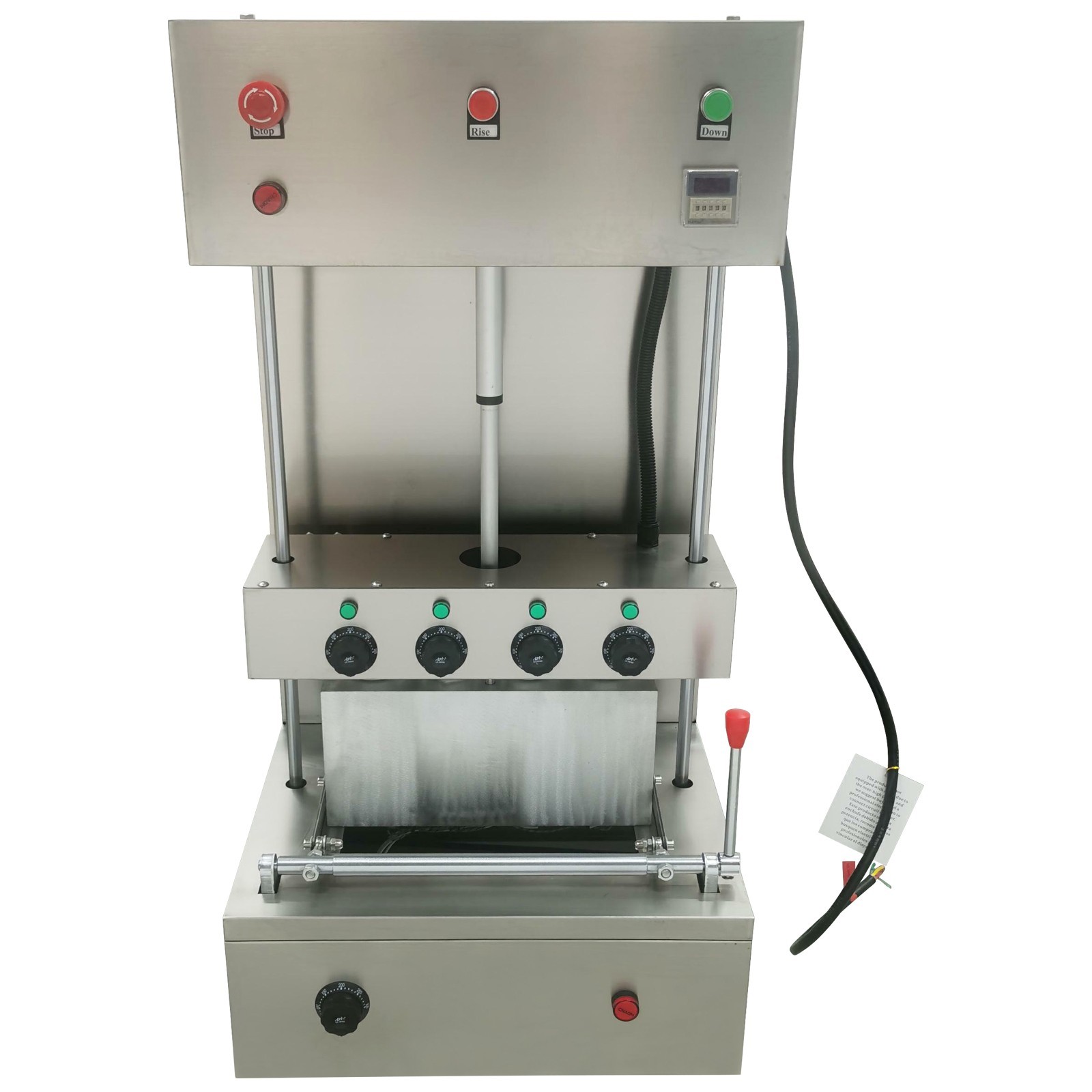 Commercial Pizza Cone Machine 4 Heads 110V 2800W Automatic Rotating Pizza Oven
