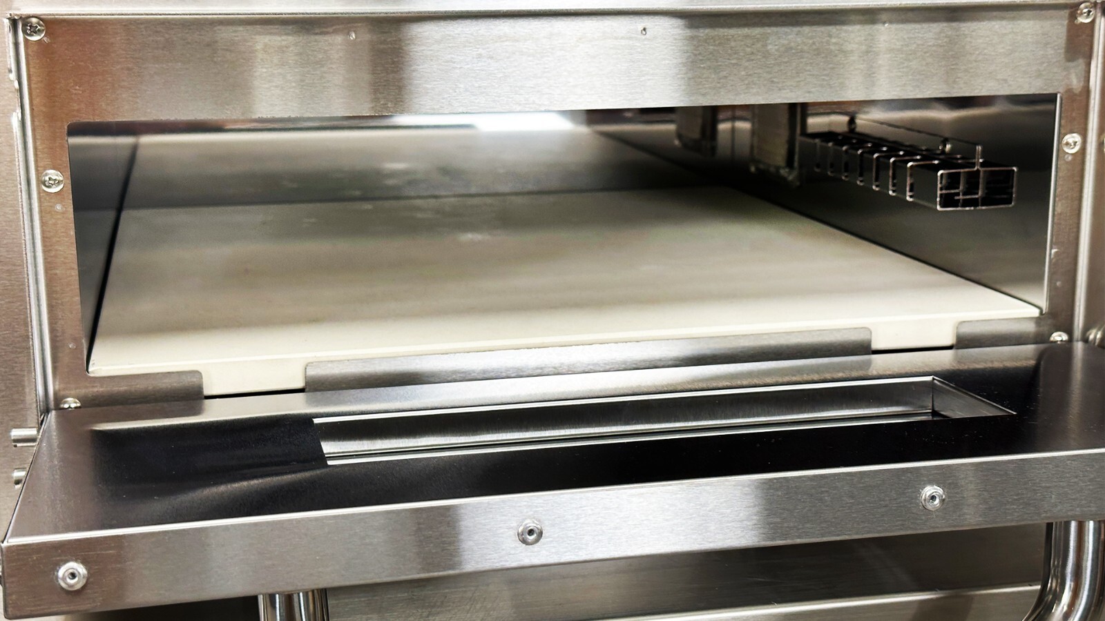 NSF 120V Single Deck Electric Pizza Oven 16″x16″x3″