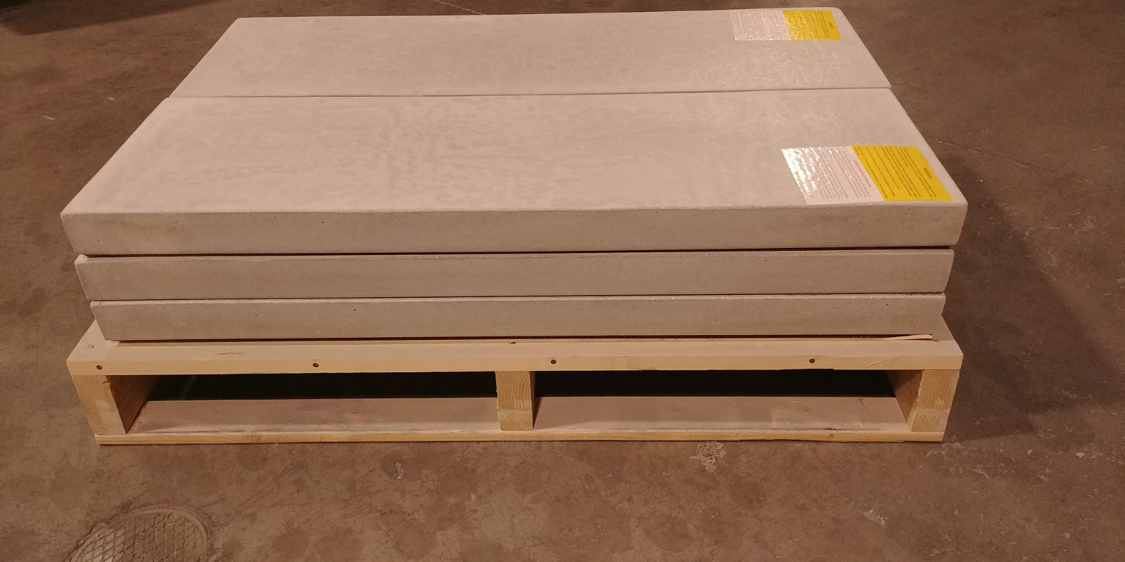 MARSAL AND SONS MB42, MB-42 PIZZA OVEN NSF SET OF 3 STONES 12X36X2 & 1- 6X36X2