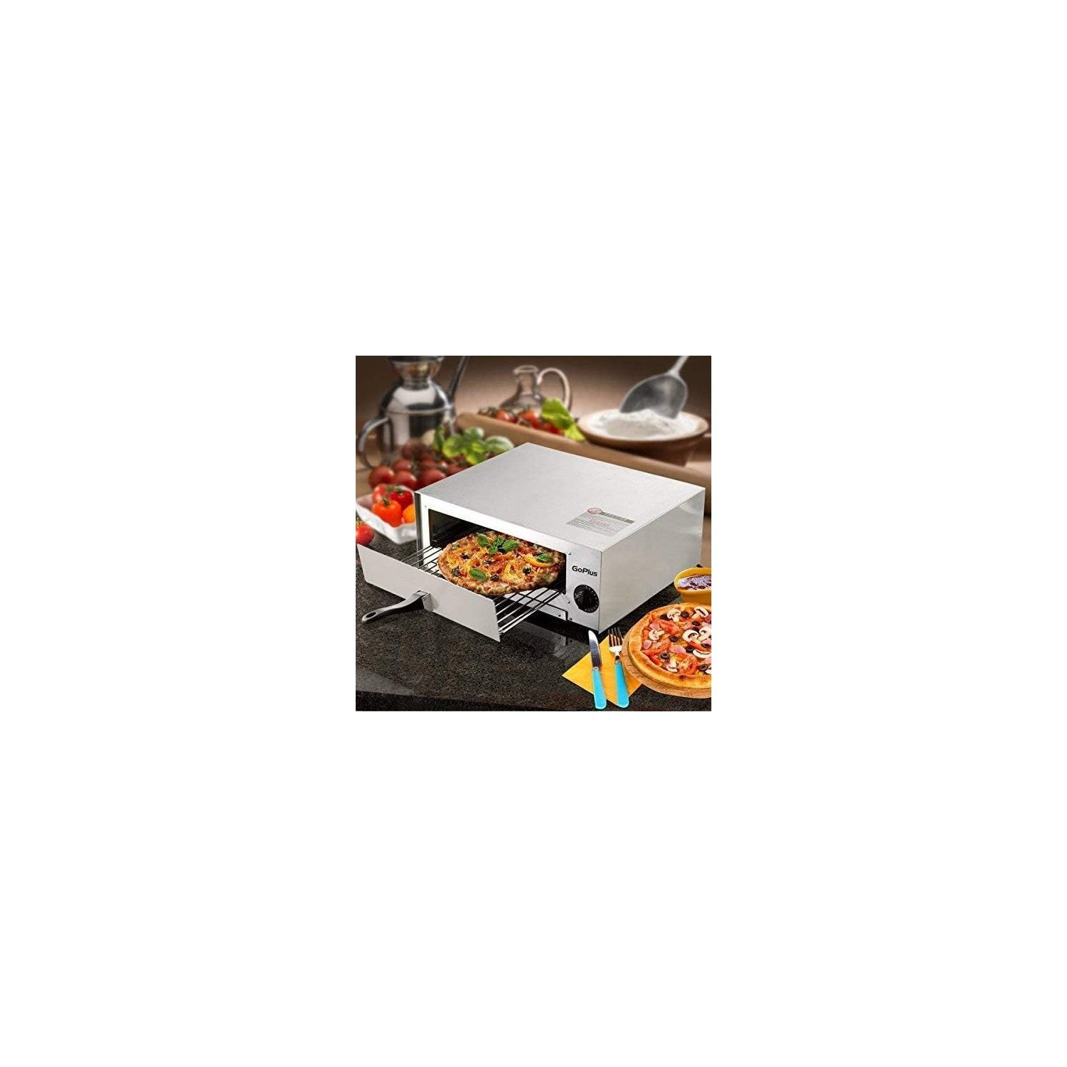 Stainless Steel Snack Oven for Kitchen with Quick Bake and Easy Clean Features