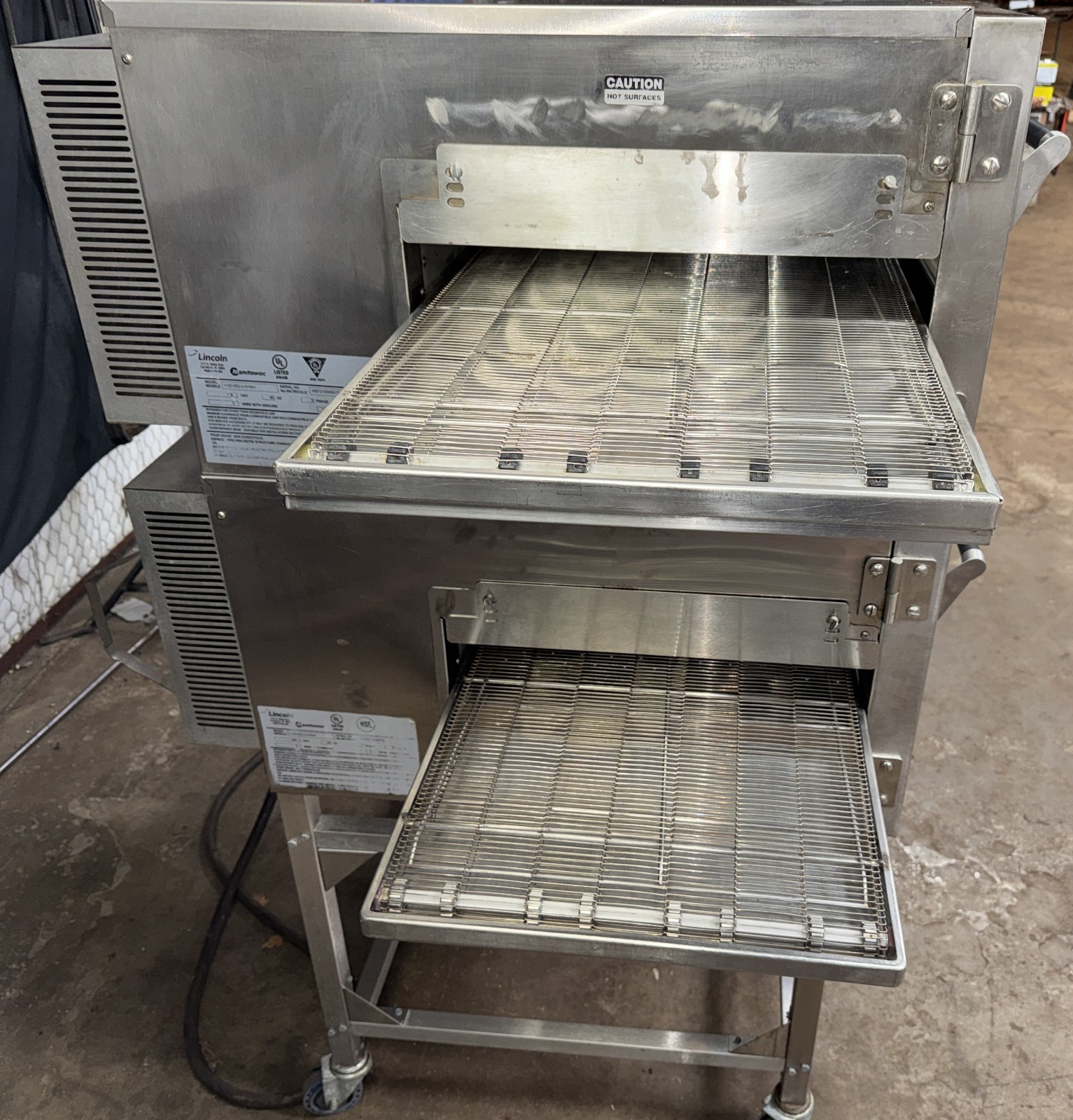 Lincoln Impinger 1132 Electric Dbl. Stack Conveyor Pizza Ovens ….. VIDEO DEMO