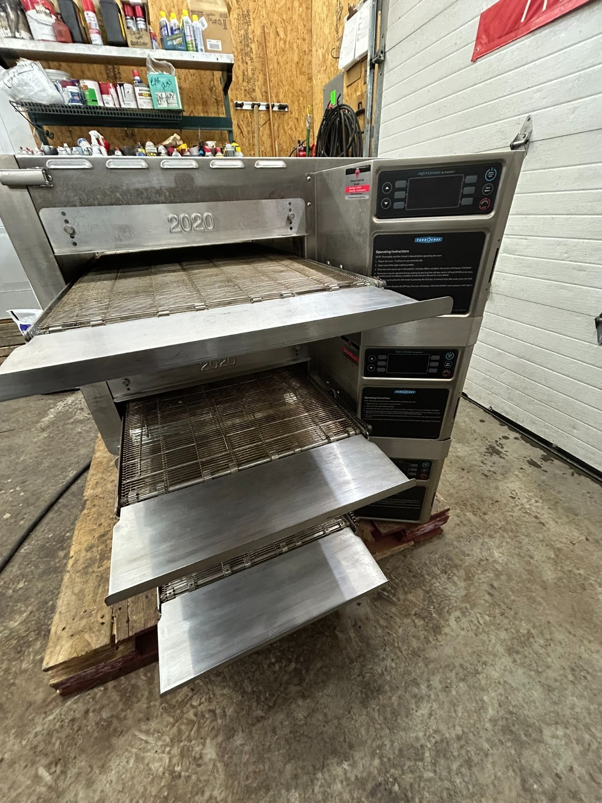 Turbochef HHC2020 Triple Stack High Speed Conveyor Pizza Ovens Fully Refurbished