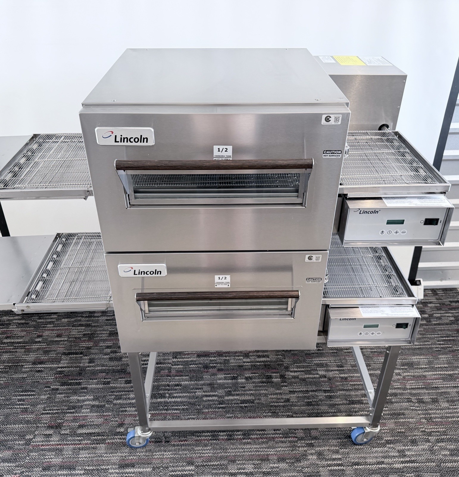 Lincoln Impinger 1116 Gas Double Stack Conveyor Pizza Ovens – THESE ARE THE ONES