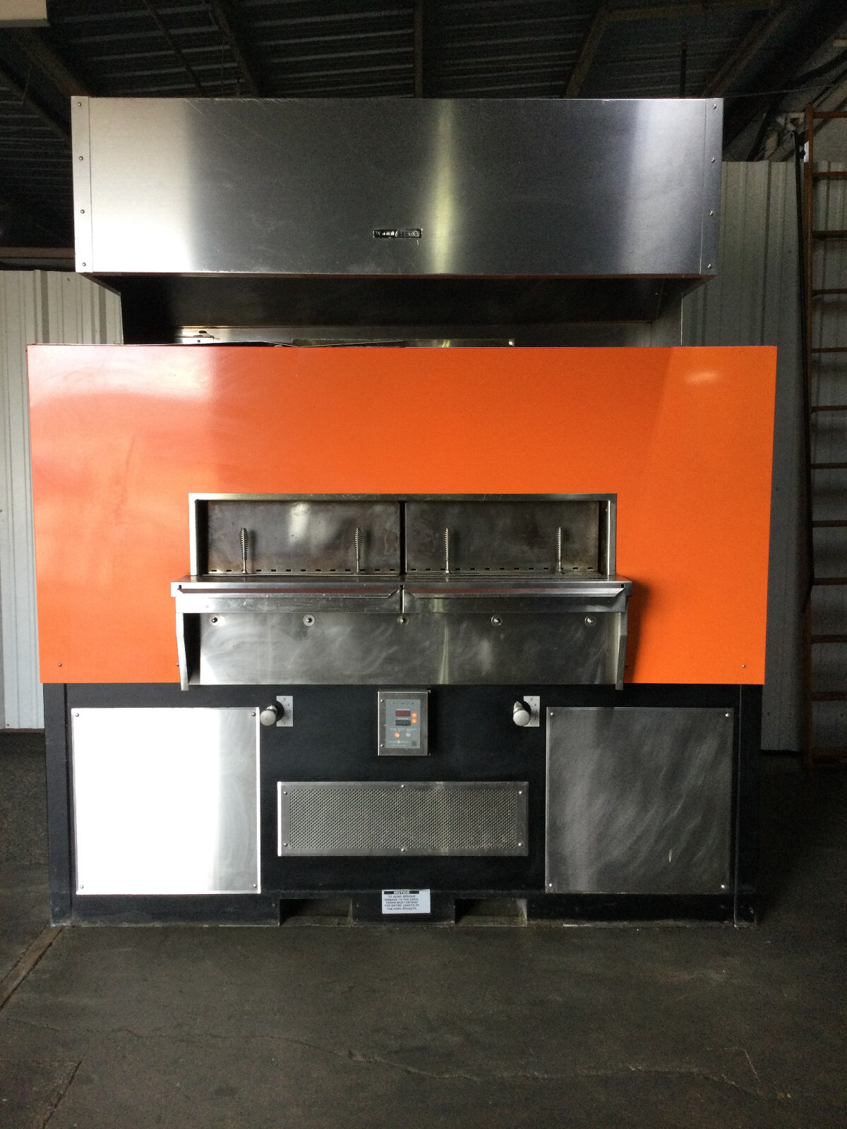 Wood Stone WS-FD-9660-RFG-LR-IR-DF-NG Gas Fire Deck Pizza Oven Hood Year 2022