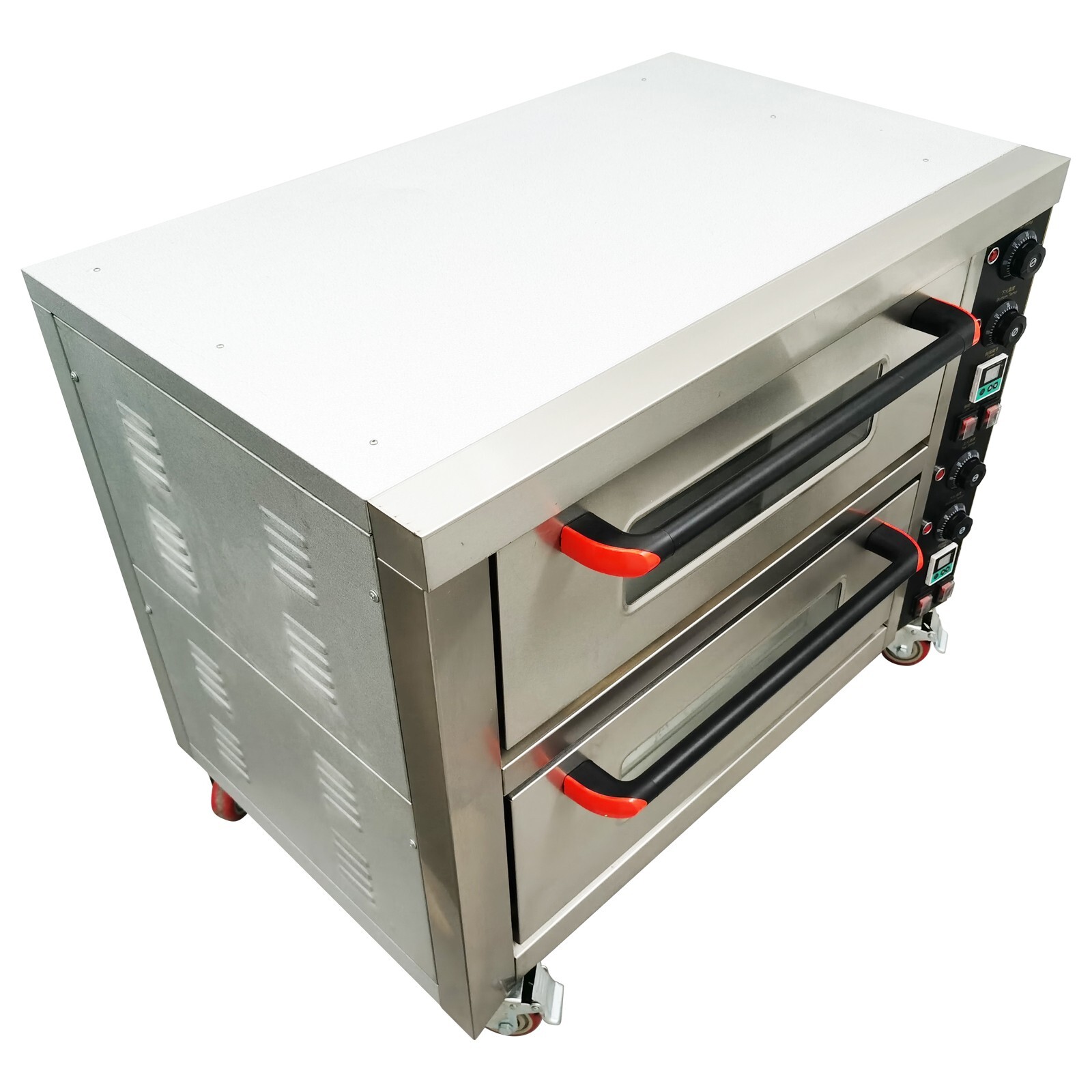 Commercial Pizza Bread Oven 220V 6.4KW Large Double Electric Oven