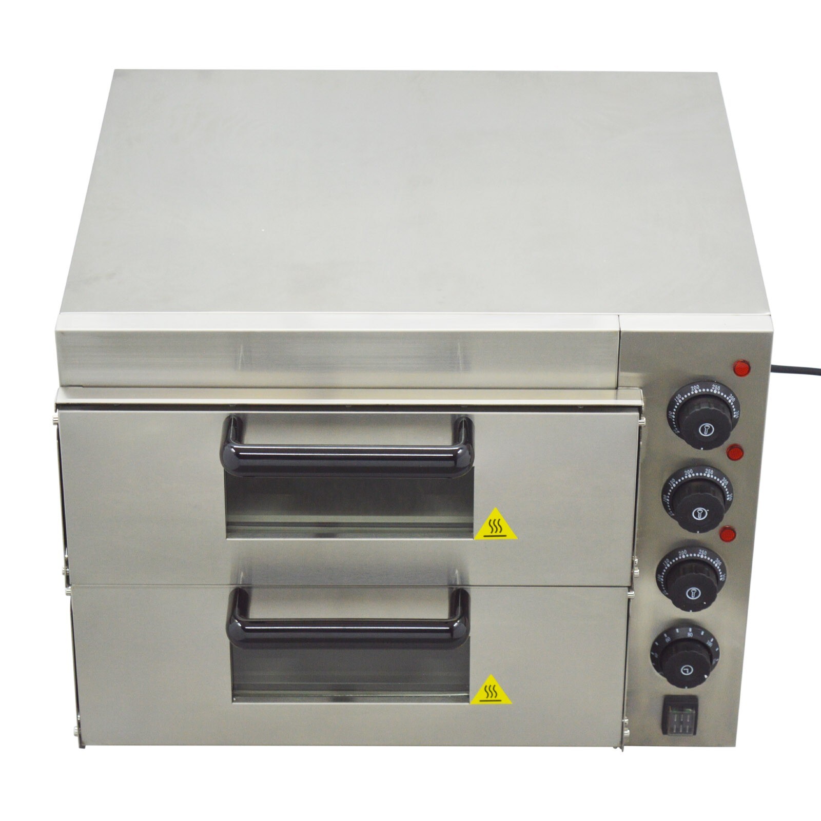 220V 3KW Commercial Double-deckers Pizza Electric Oven 16 Inches Toaster Oven