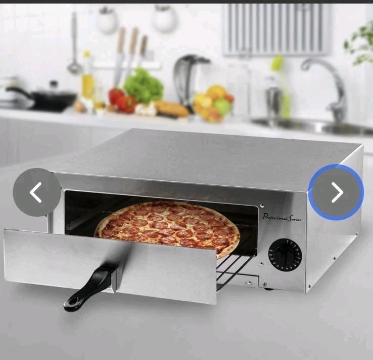 Professional Electric Pizza Oven for Home & Commercial Use – 12-Inch Capacity