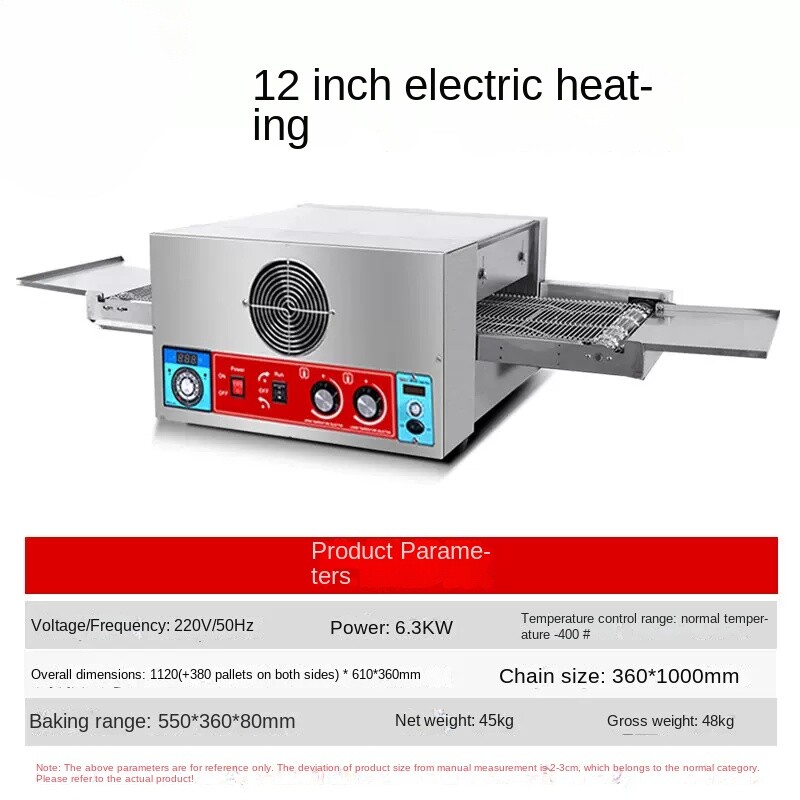 Gas Crawler Pizza Oven Chain Pizza Oven Commercial Baking Electric Oven