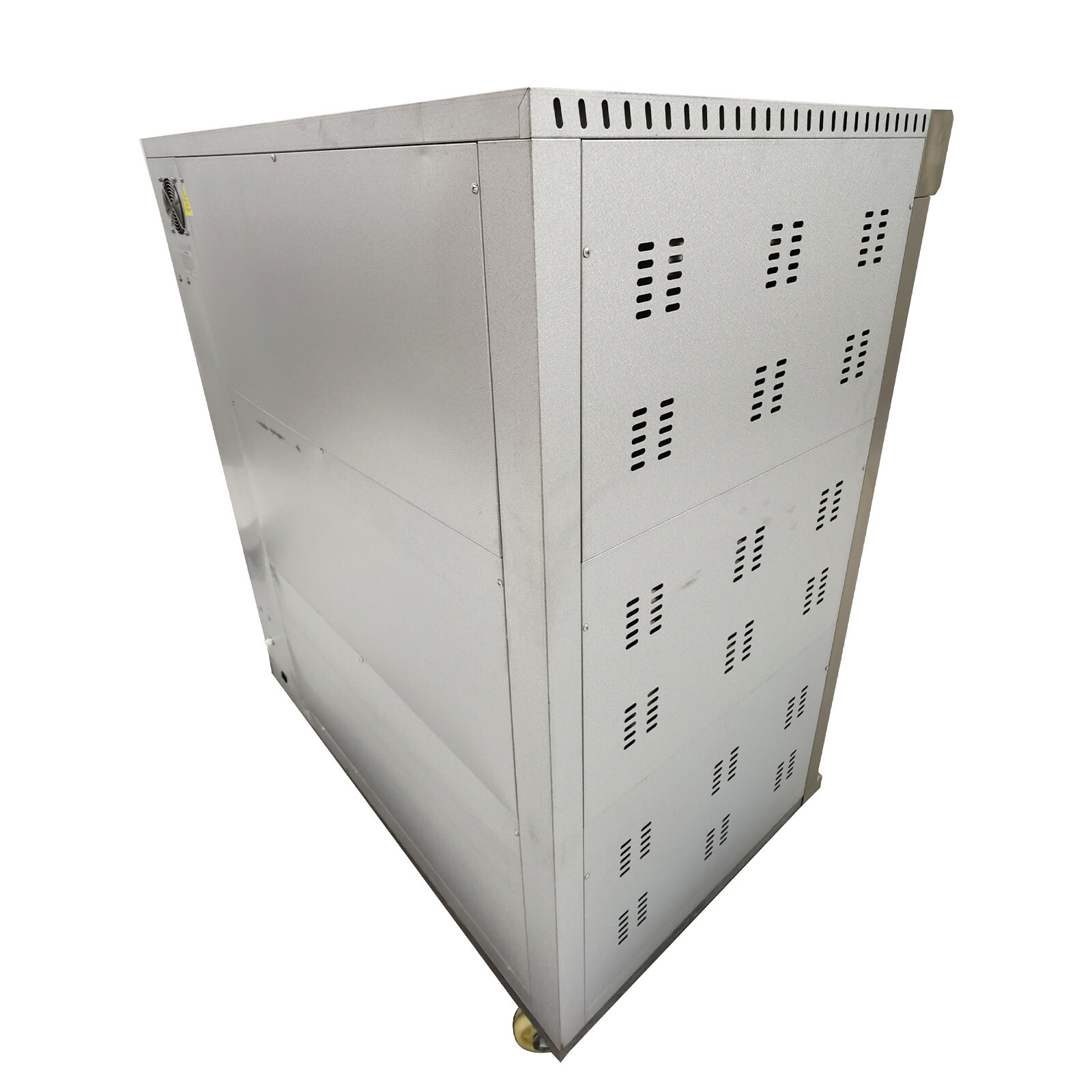110V Gas Heating Commercial Movable Electric Triple Pizza Oven 6 Baking Sheets