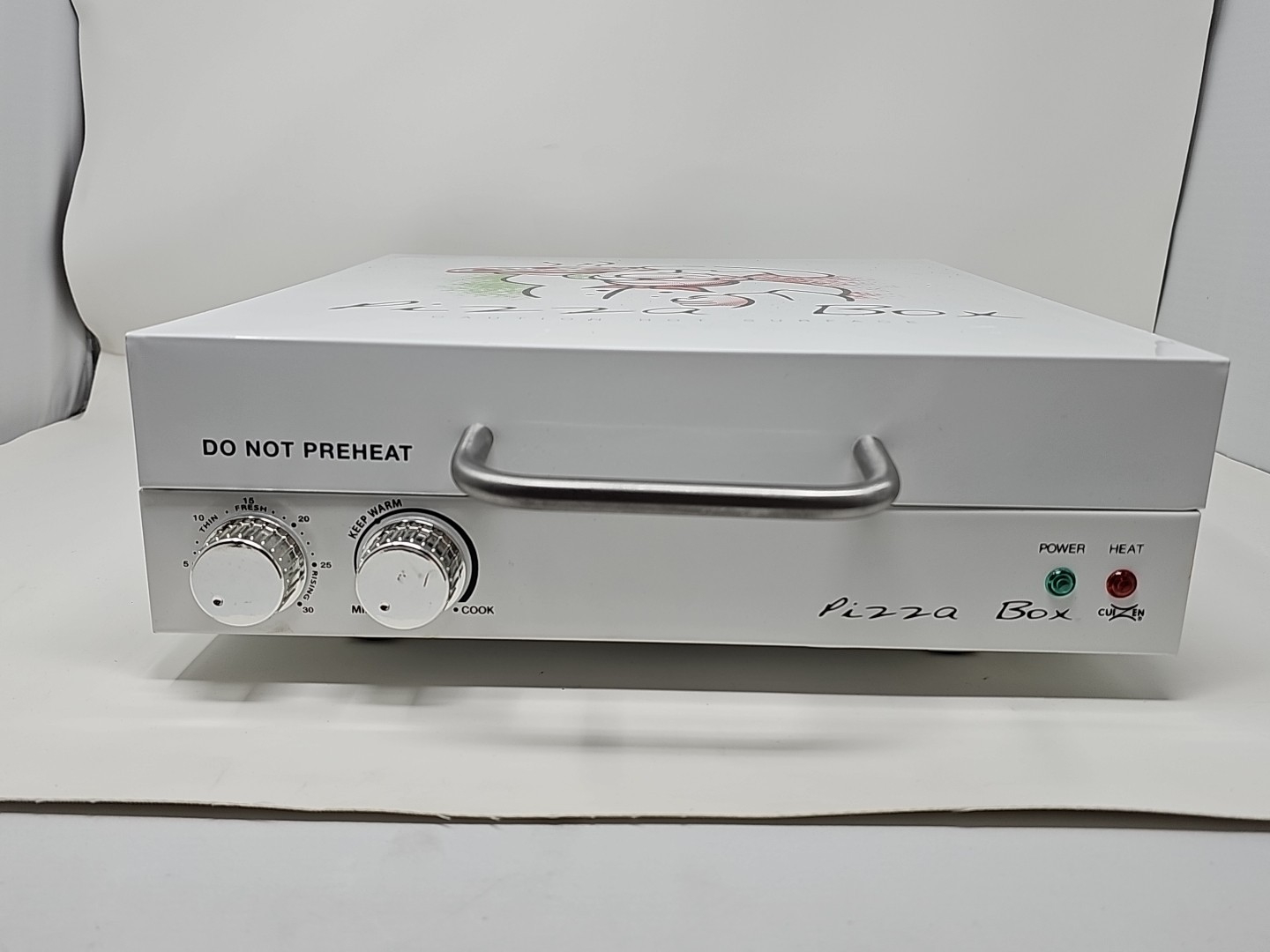 Cuizen Pizza Box Countertop Pizza Oven w/ 12″ Rotating Pan PIZ-4012 – Tested