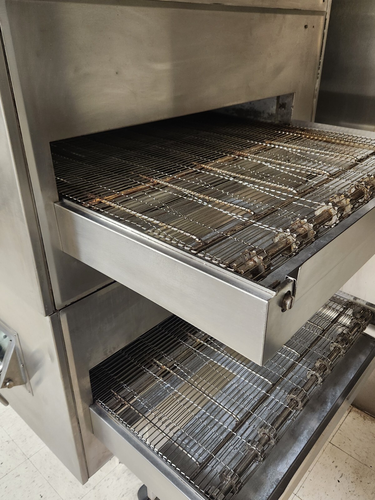 Middleby Marshall PS360 Doublestack Gas Pizza Oven Conveyor Belt