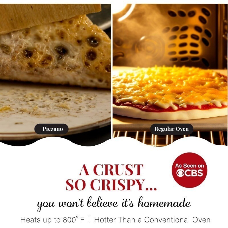 Crispy Crust Pizza Oven Electric Pizza Oven Indoor Portable 12 Inch Countertop
