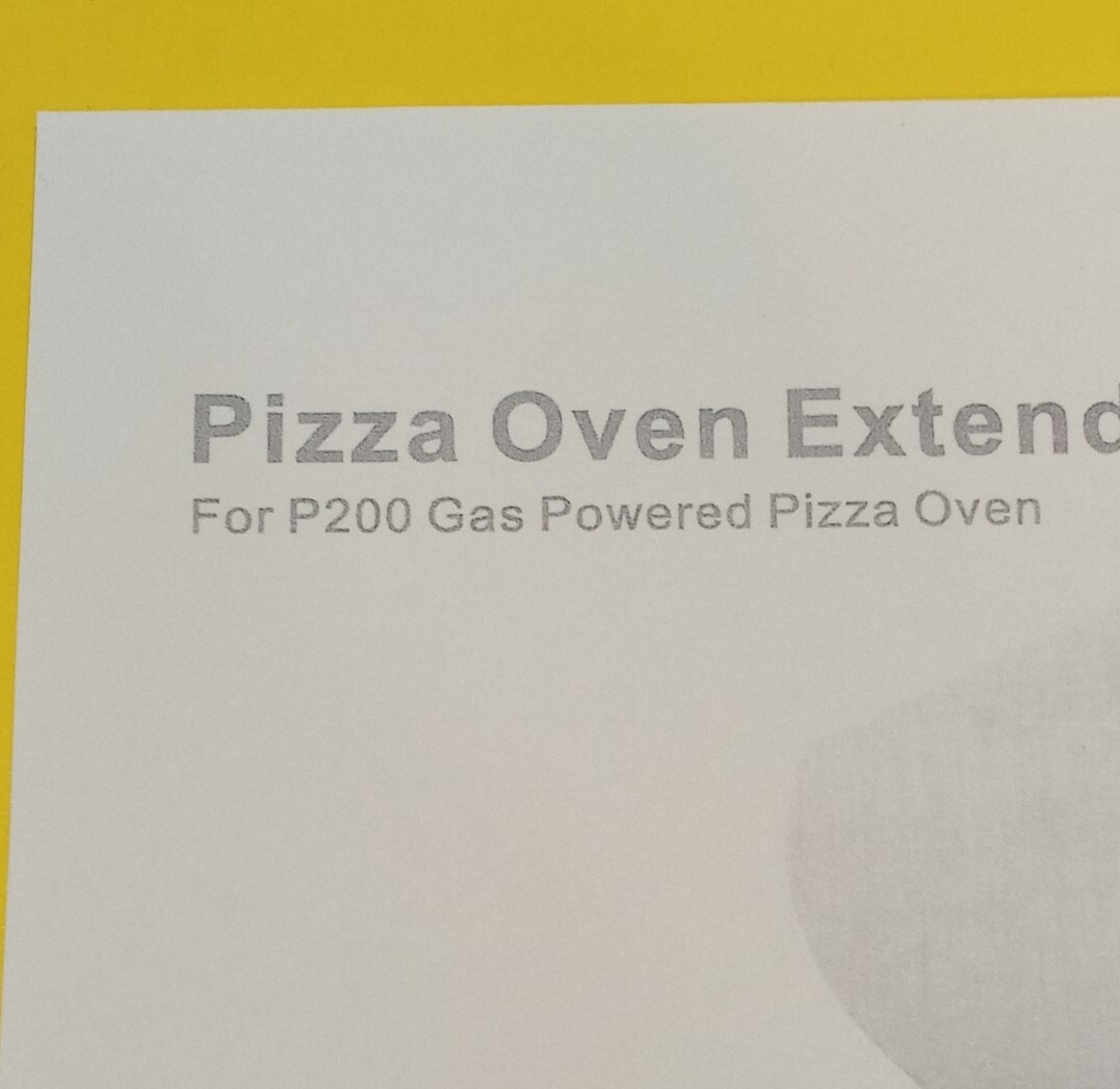 P200 Outdoor Stainless Steel Pizza Oven Extender Shelf Work Table