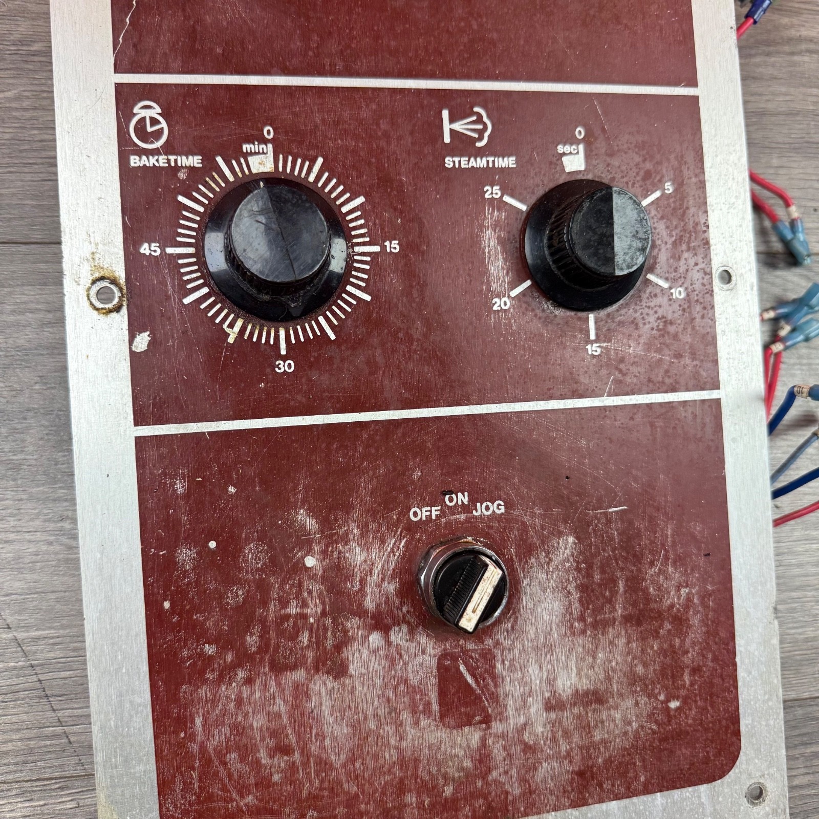 Bakers Aid Rotator Control Panel – Power Switch | Thermometer Temp