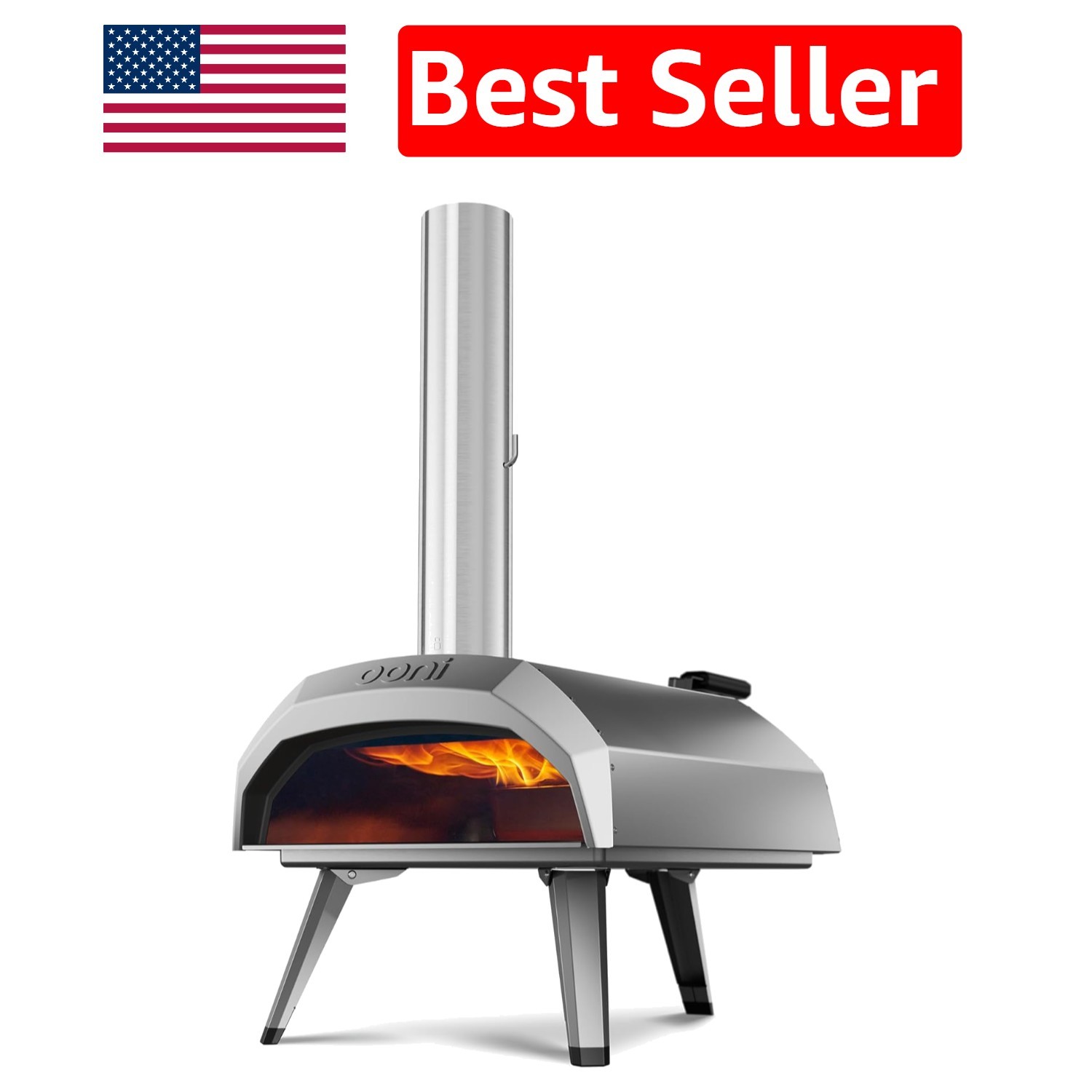 Lightweight Karu 12 Wood & Gas Pizza Oven – Ready in 15 Mins, Great Flavor