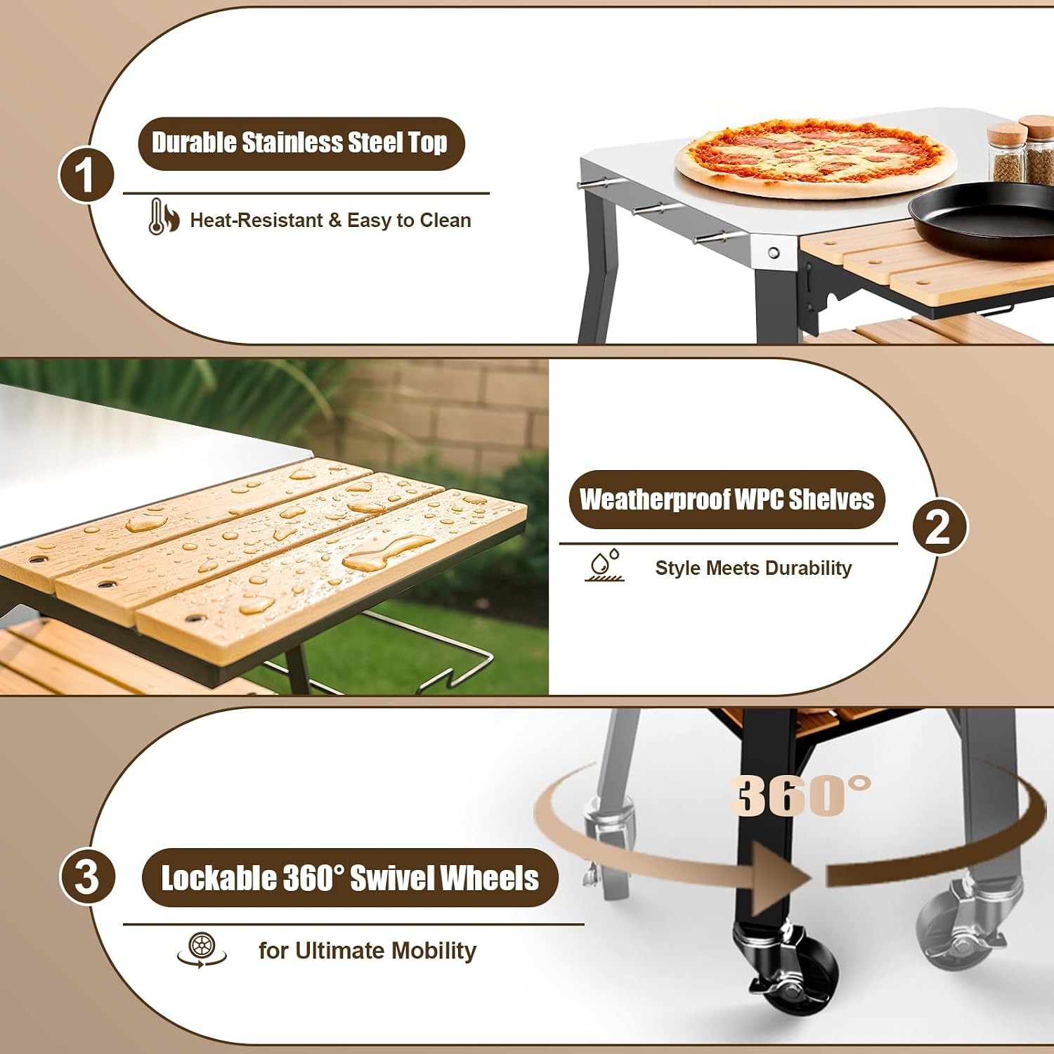 Solo Stove Pi Pizza Oven Stand Shelf Outdoor