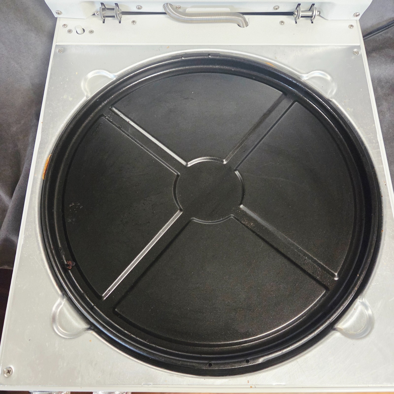 Cuizen Pizza Box Countertop Pizza Oven w 12″ Rotating Pan PIZ-4012 Tested Works