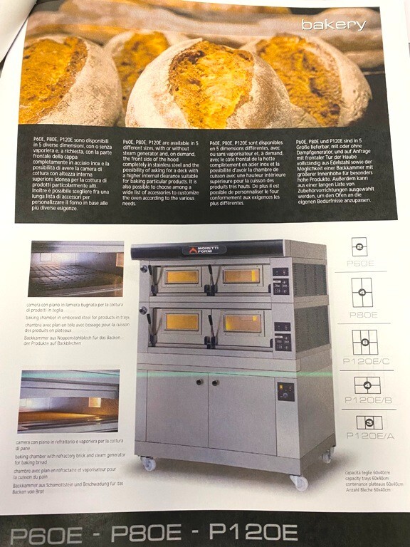 Oven/ Deck 2 Pizza Moretti Forni P12LC8UL Extra Deep 60″Oven w/t Bottom Proofer