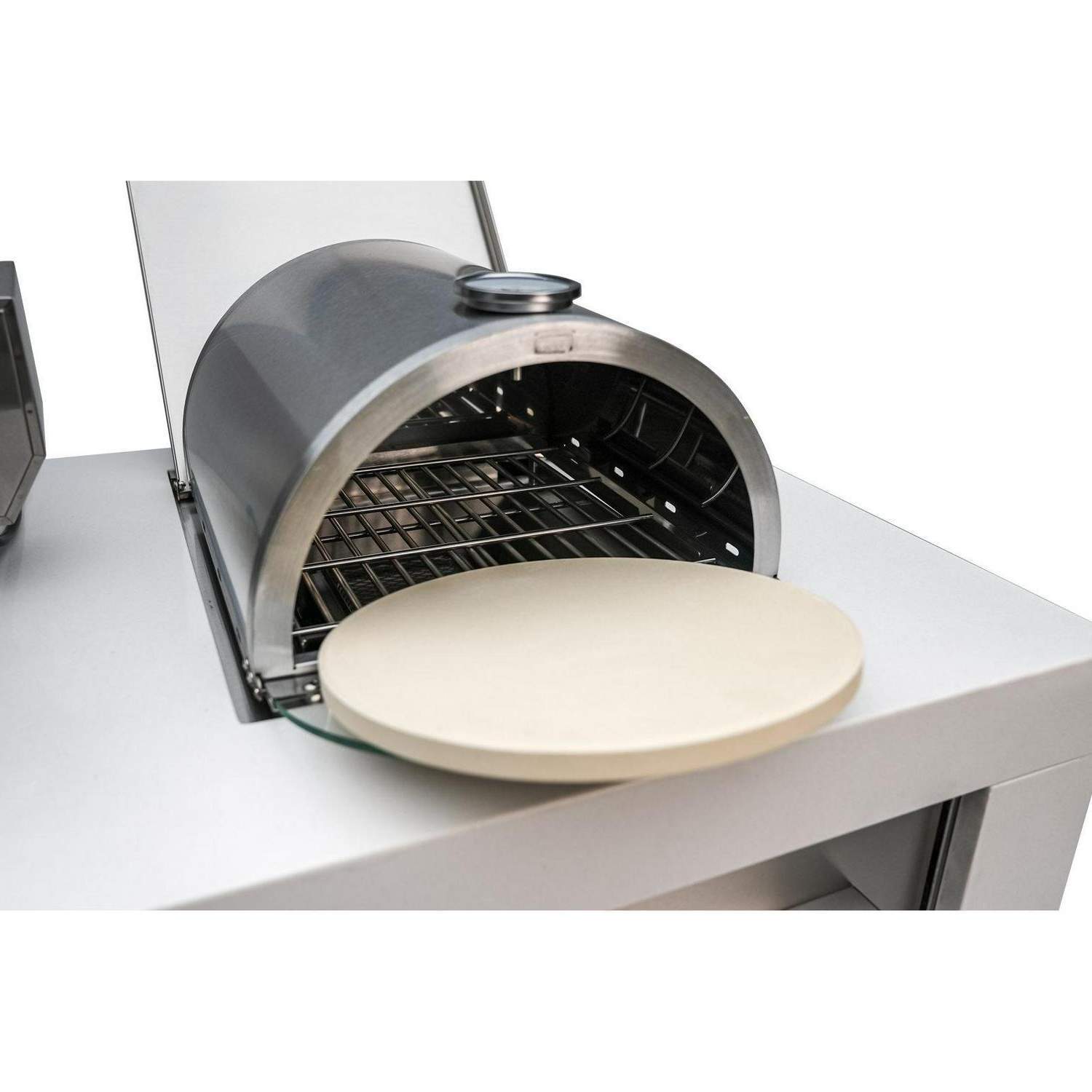 Portable Side Burner Personal Pizza Oven Pizza Stone Universal Stainless Steel