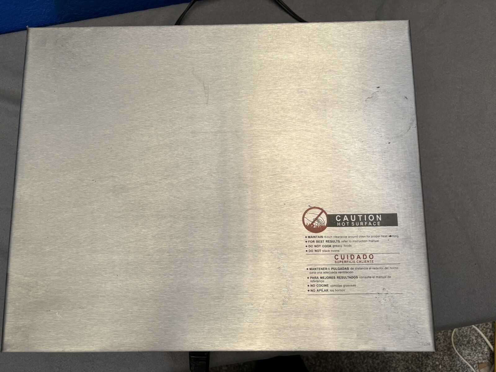 Professional Series PS75891 Pizza Baker Food Oven Stainless Steel