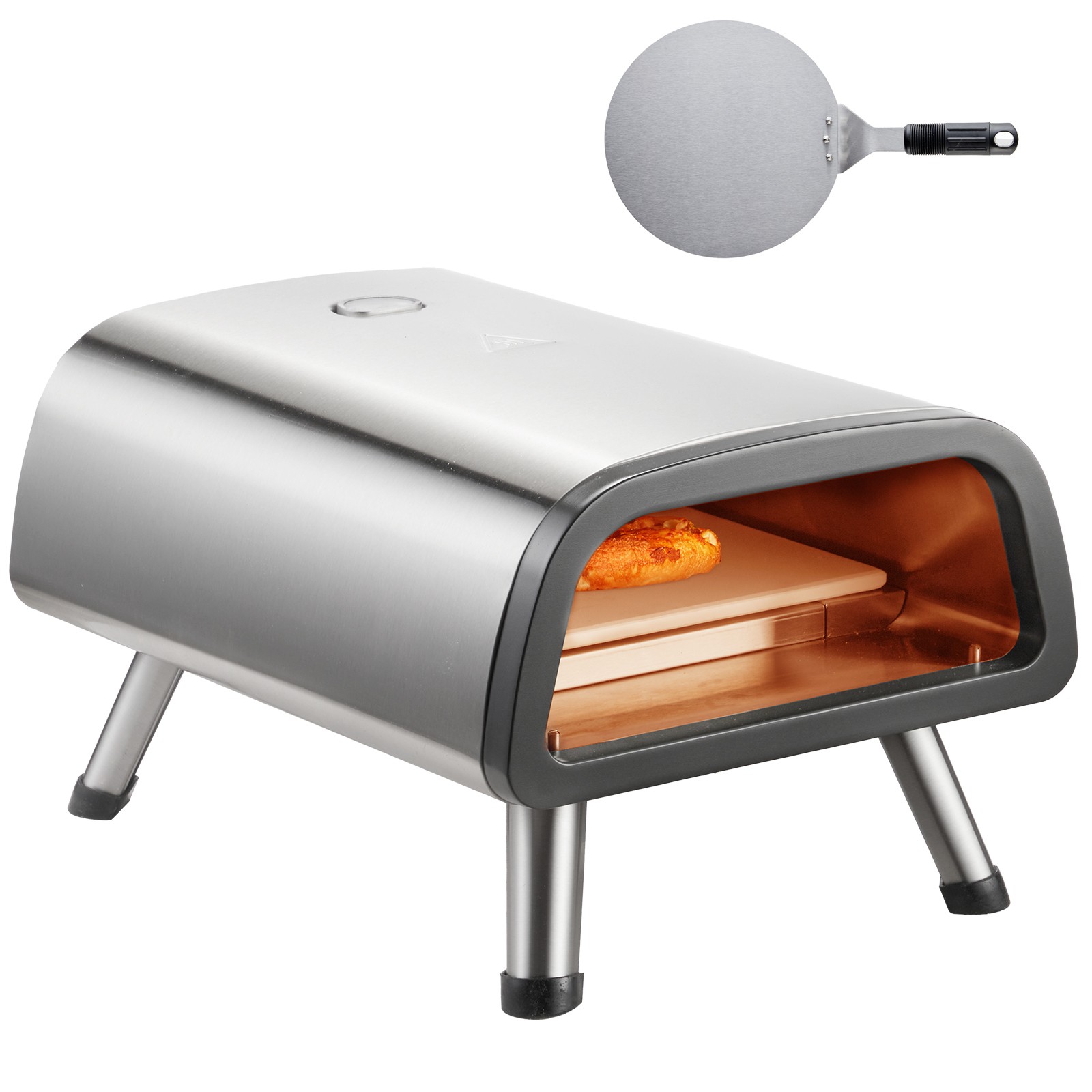 Uimoso Electric Countertop Pizza Oven for 12″ Pizzas – Indoor & Outdoor Use