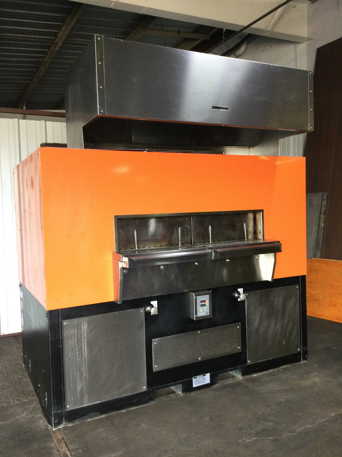 Wood Stone WS-FD-9660-RFG-LR-IR-DF-NG Gas Fire Deck Pizza Oven Hood Year 2022
