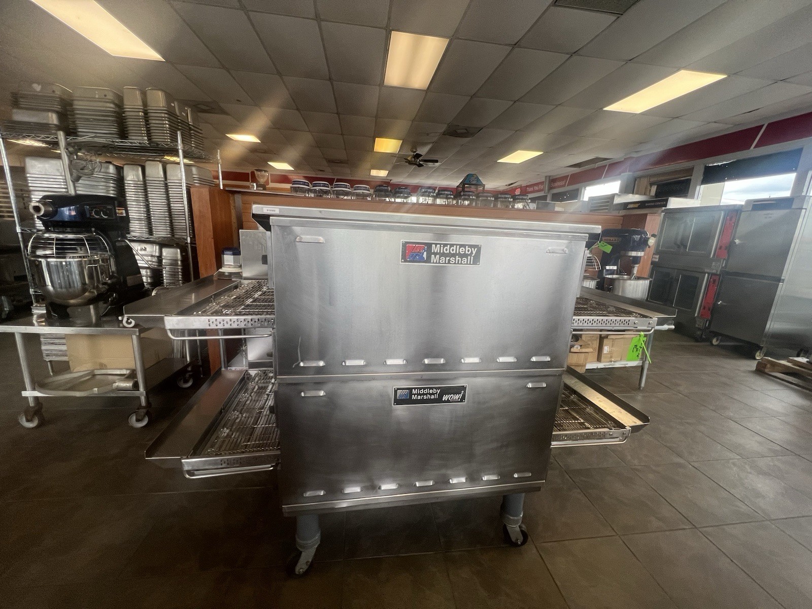 Middleby Marshall PS638G-2 65″ Gas Double Impingement Conveyor Oven ( NAT Gas)