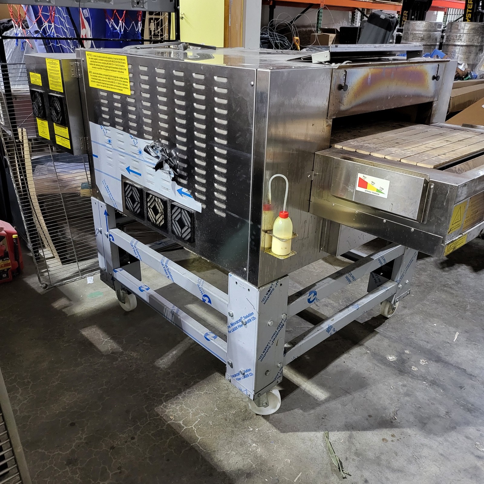 commercial pizza oven conveyor, Italiforni, Used, Gas, Electric, Fast, Casters