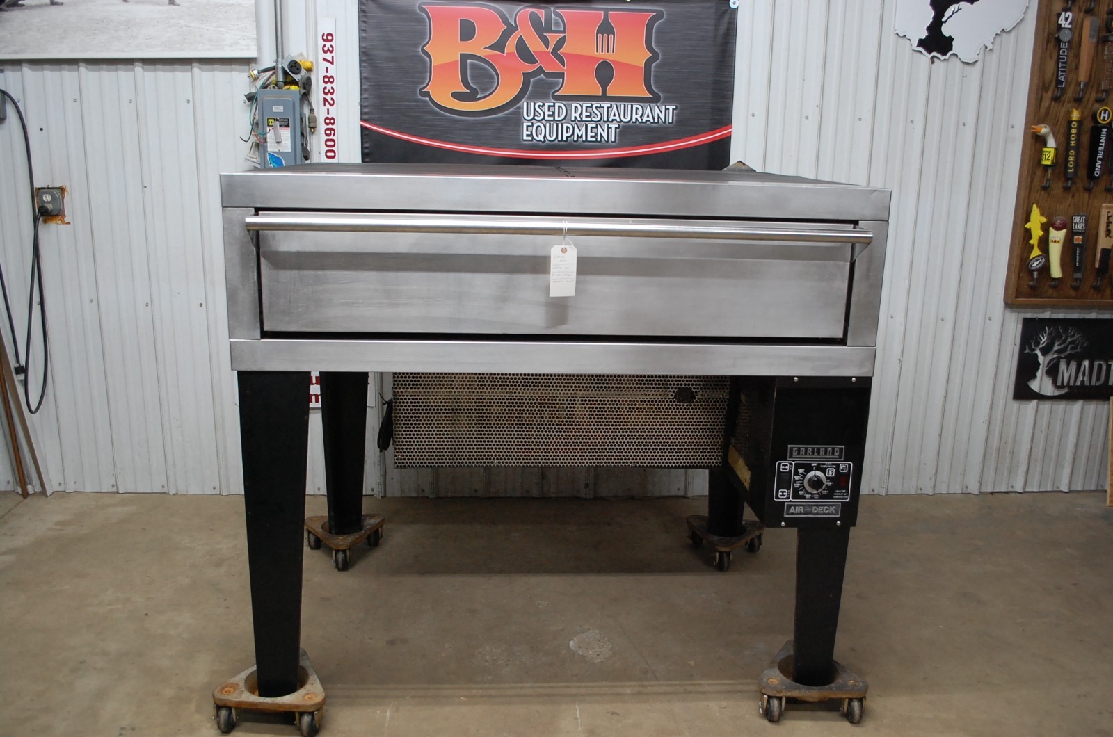 Garland G56PB Air Deck Natural Gas Deck Pizza Oven 63″ Bottom Mount