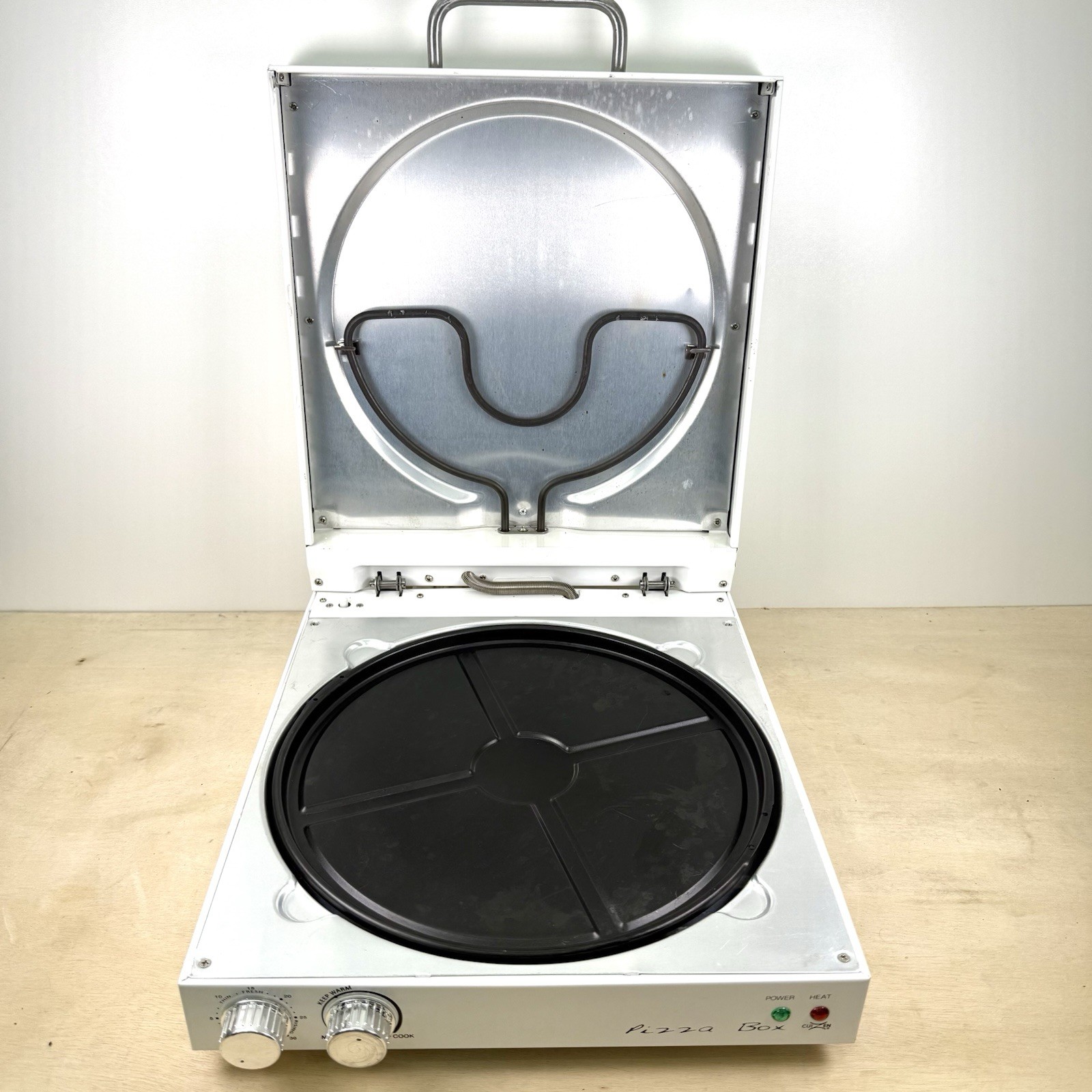 Cuizen Pizza Box Countertop Pizza Oven w/ 12″ Rotating Pan – NICE!