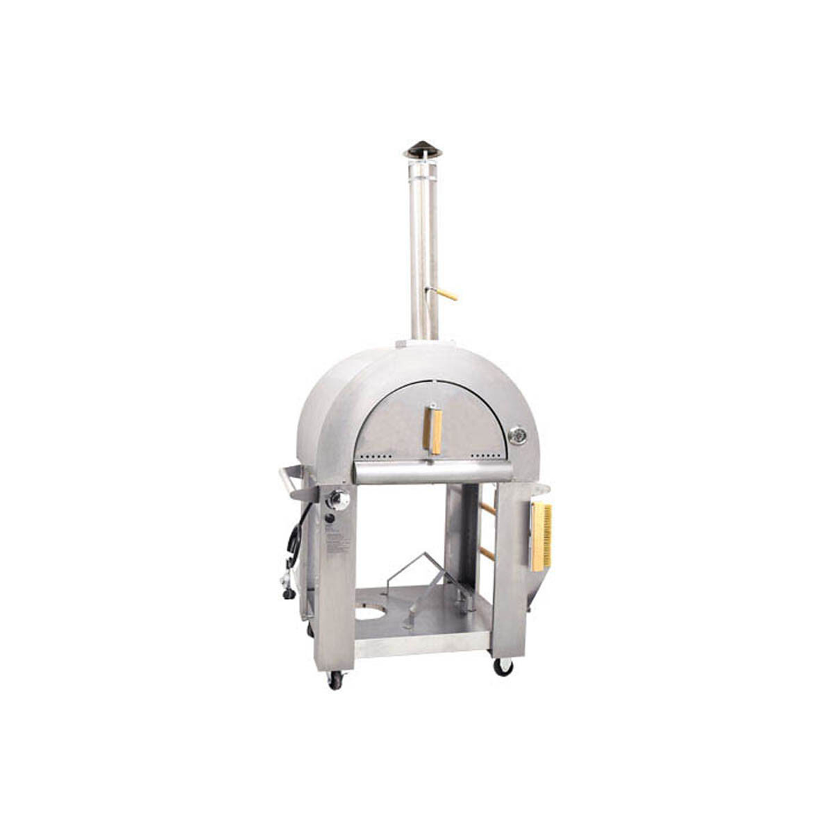 Omcan USA 49113 38″ Single Deck Gas Countertop Pizza Oven w/ Accessories, Woo…