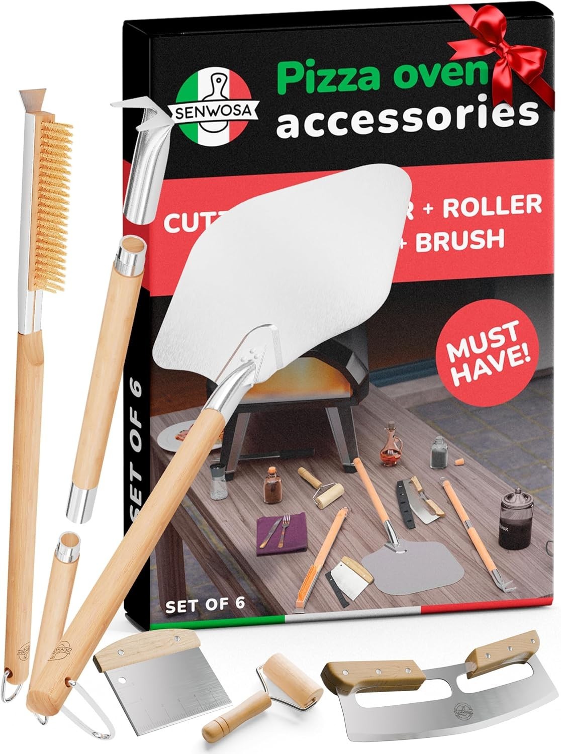 Comprehensive Pizza Oven Accessory Set – Safe & Efficient Tools for Home Use